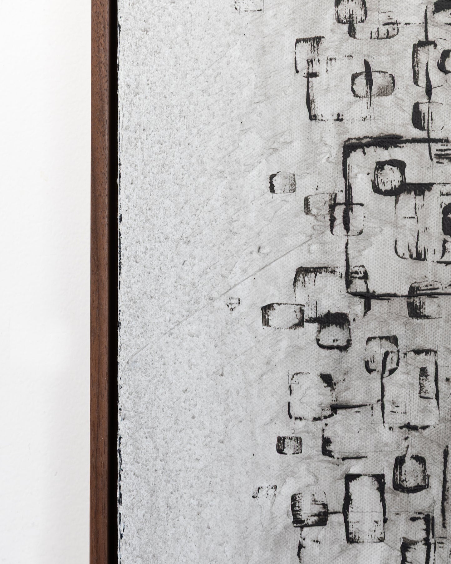 Lines of Propagation - Acrylic on Canvas - 12 x 36 x 1.5 inches / 13 x 37 x 2 inches framed