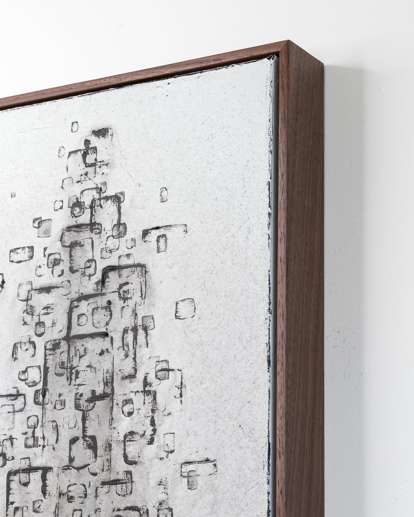 Lines of Propagation - Acrylic on Canvas - 12 x 36 x 1.5 inches / 13 x 37 x 2 inches framed