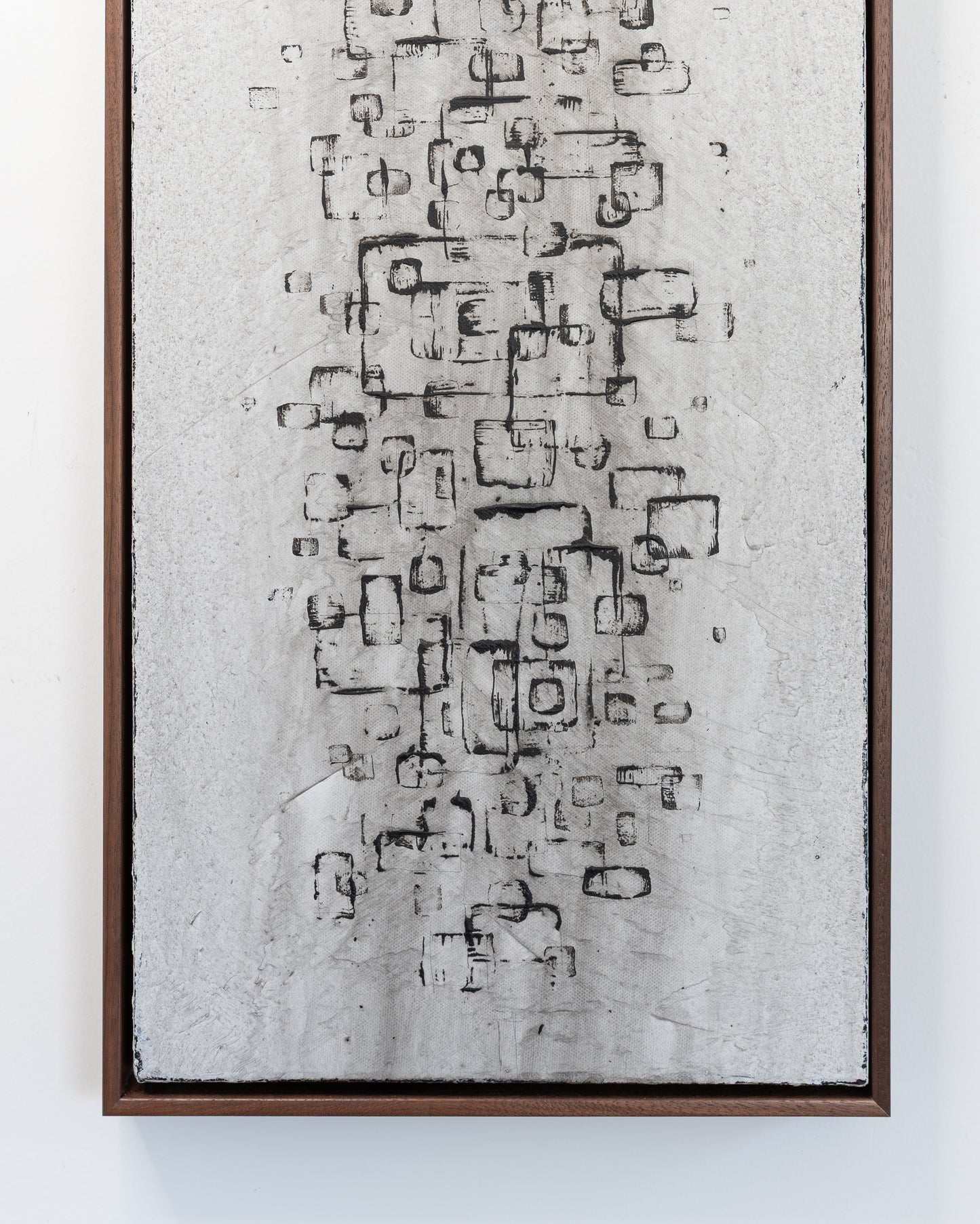 Lines of Propagation - Acrylic on Canvas - 12 x 36 x 1.5 inches / 13 x 37 x 2 inches framed
