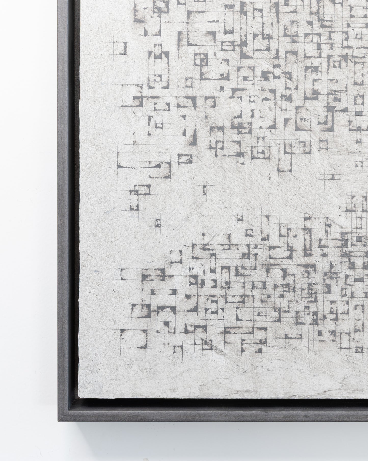 SC08 - Gray Matter - Acrylic on Panel - 16 x 20 x 1.5 inches / 17 x 21 x 2 inches framed