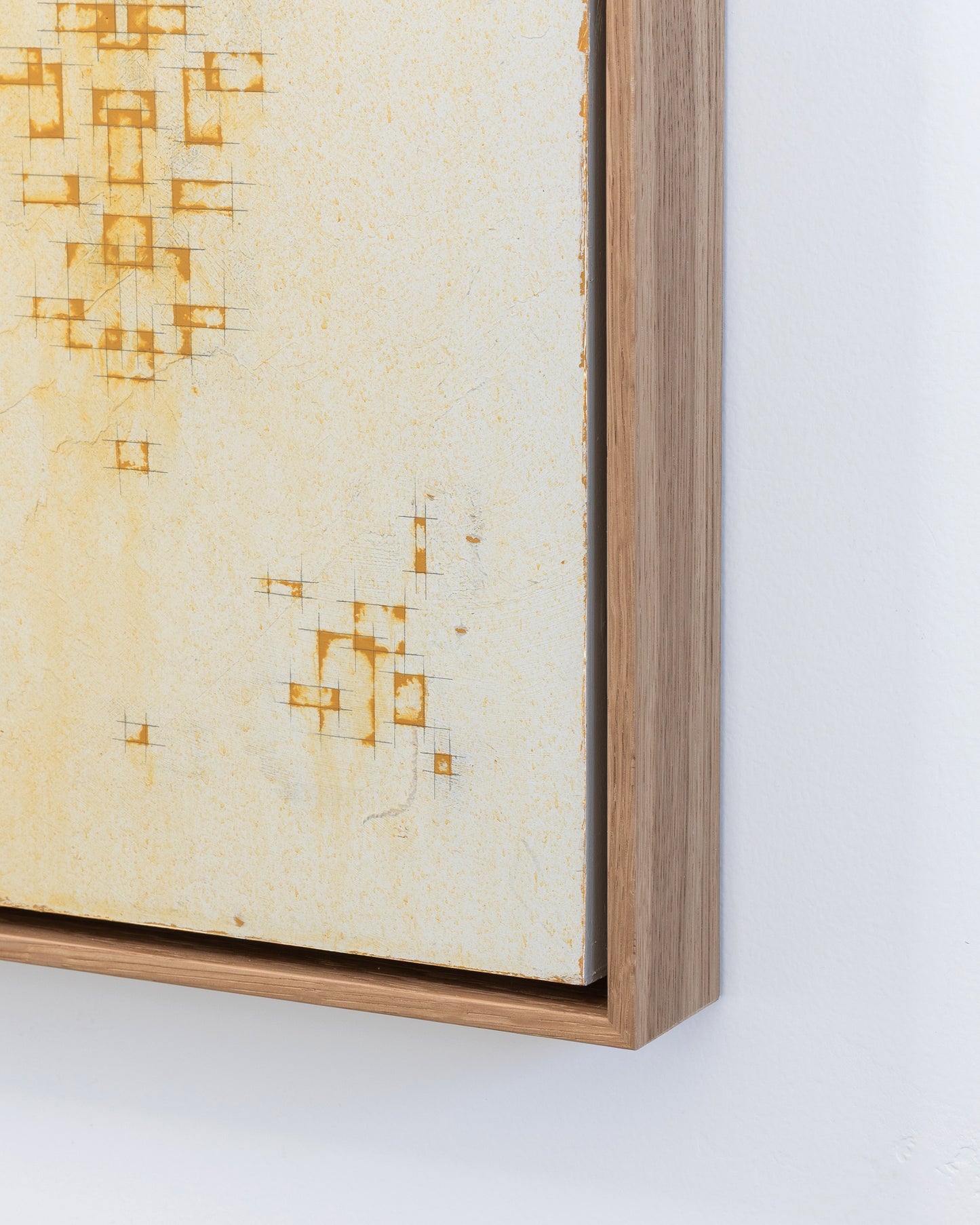 Remnants of the Sun - Acrylic on Panel - 24 x 30 x 1.5 inches / 25 x 31 x 2 inches framed