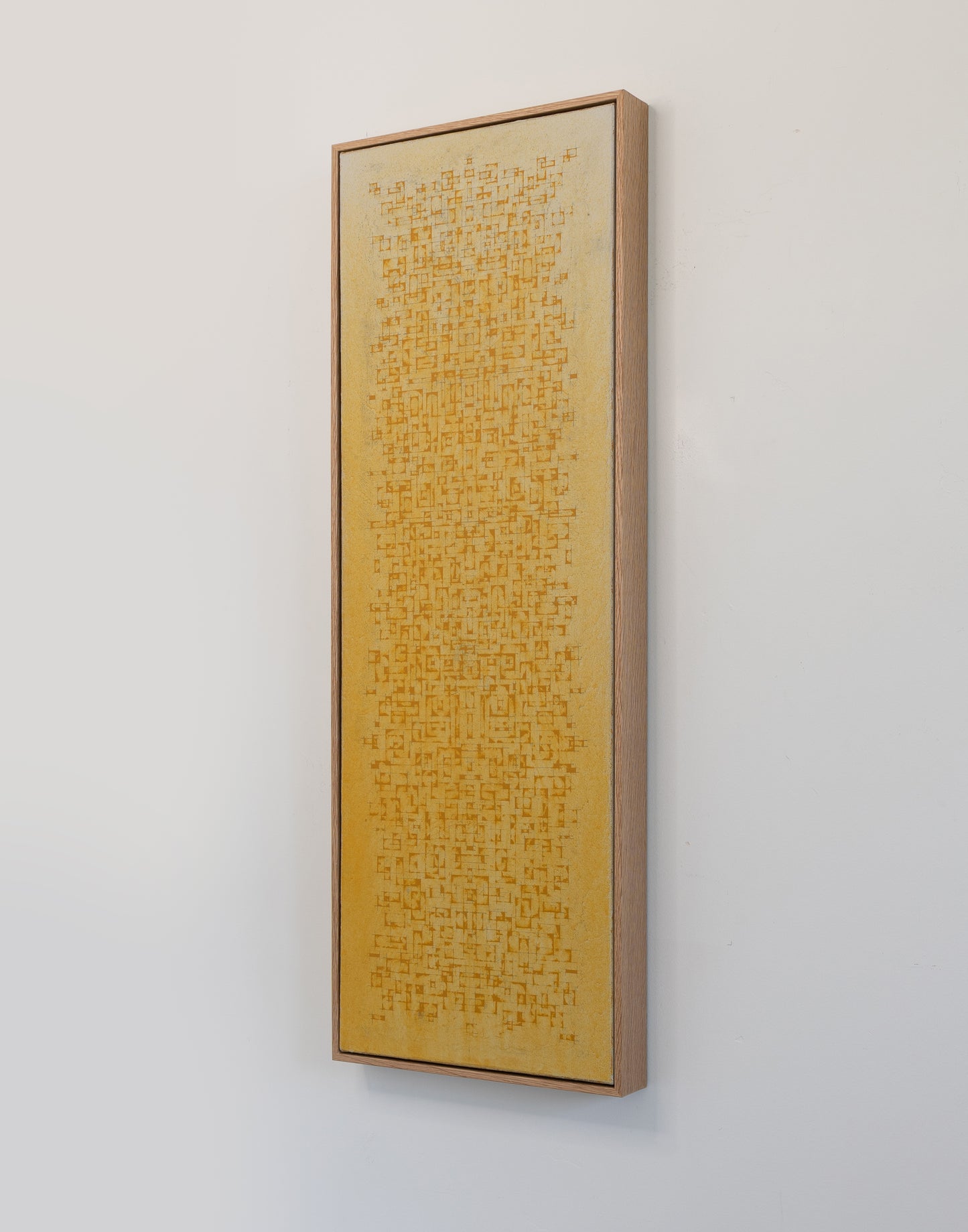 In Search of Gold - SC13 - Acrylic on Canvas - 12 x 36 x 1.5 inches / 13 x 37 x 2 inches framed