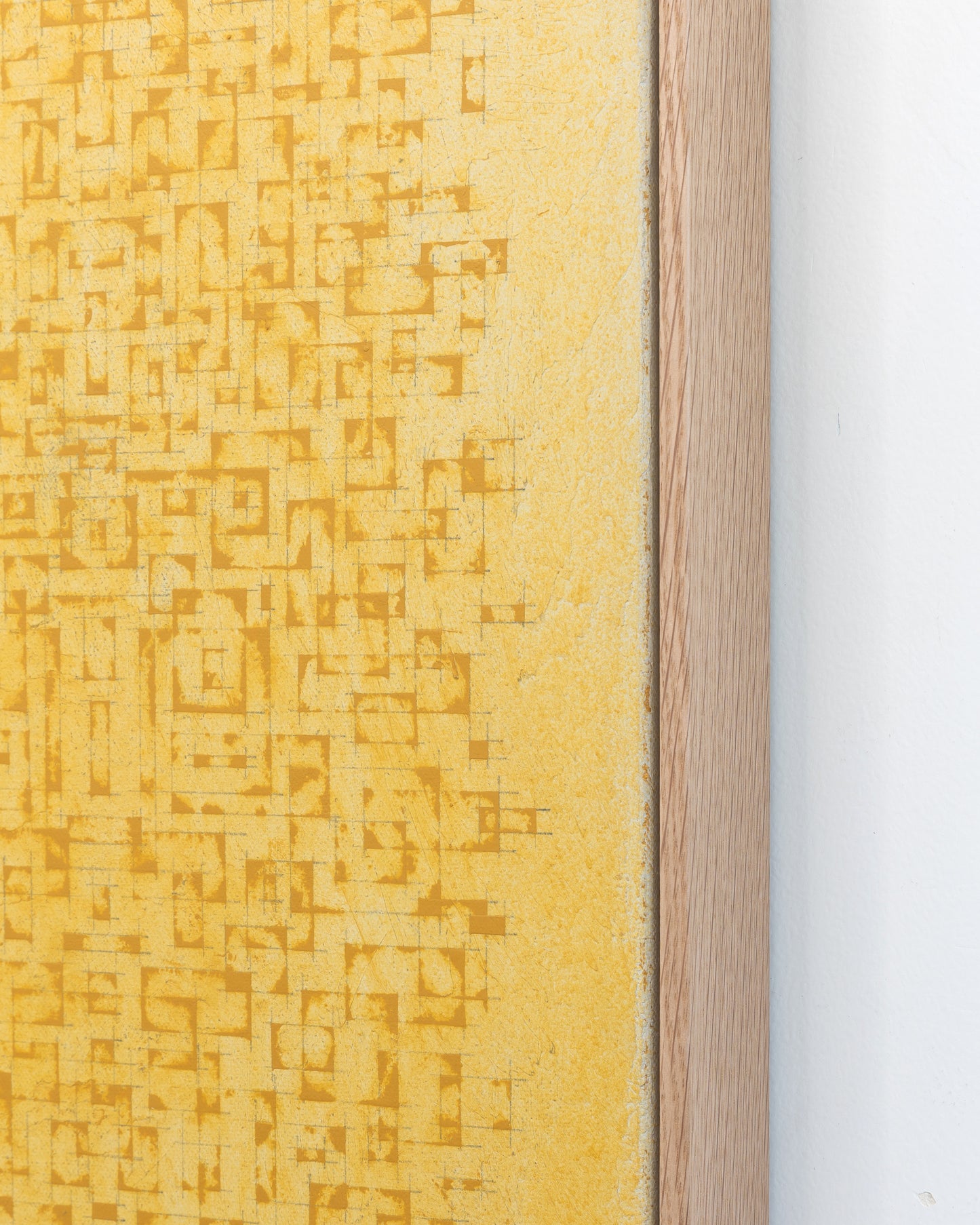 In Search of Gold - SC13 - Acrylic on Canvas - 12 x 36 x 1.5 inches / 13 x 37 x 2 inches framed