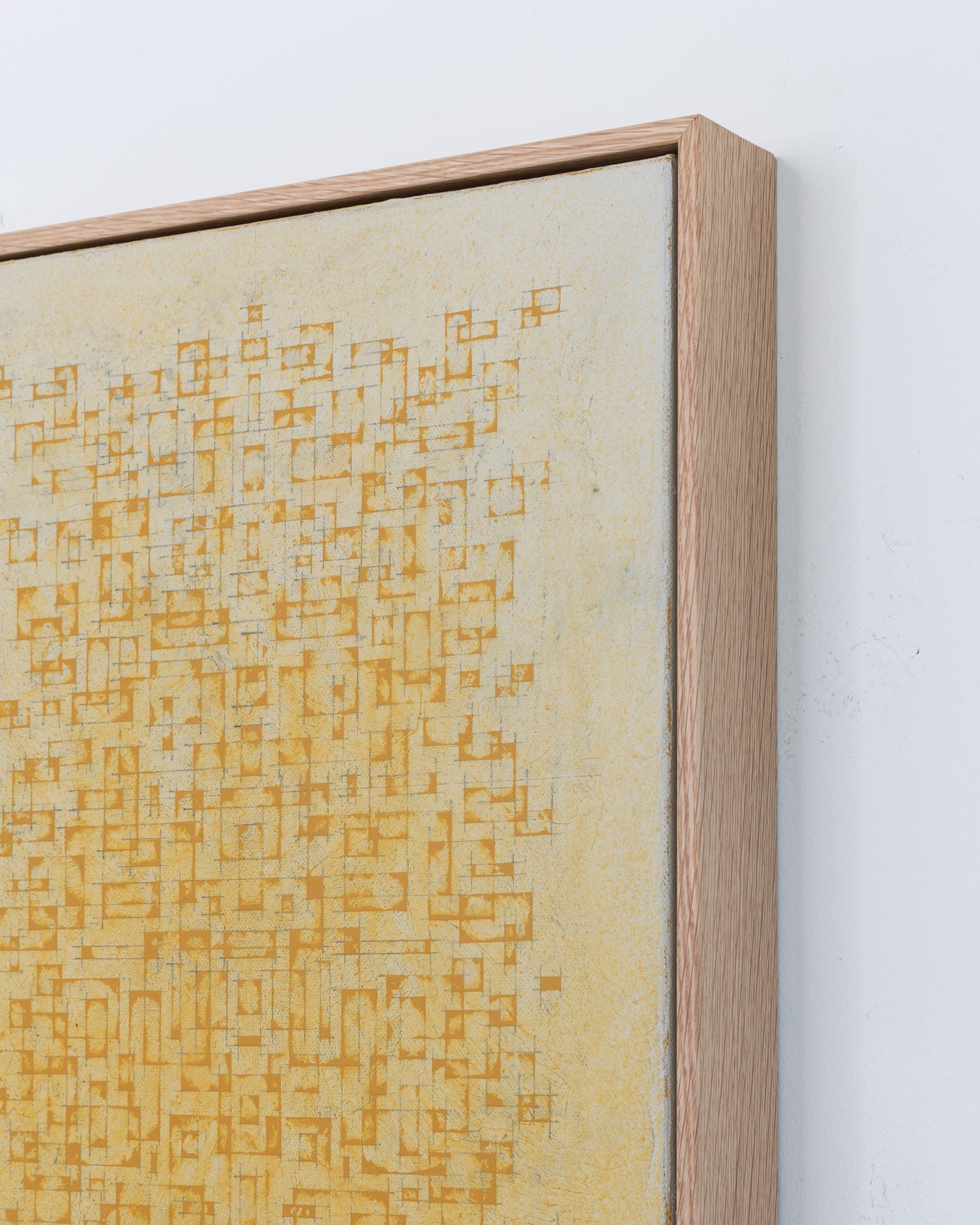 In Search of Gold - SC13 - Acrylic on Canvas - 12 x 36 x 1.5 inches / 13 x 37 x 2 inches framed