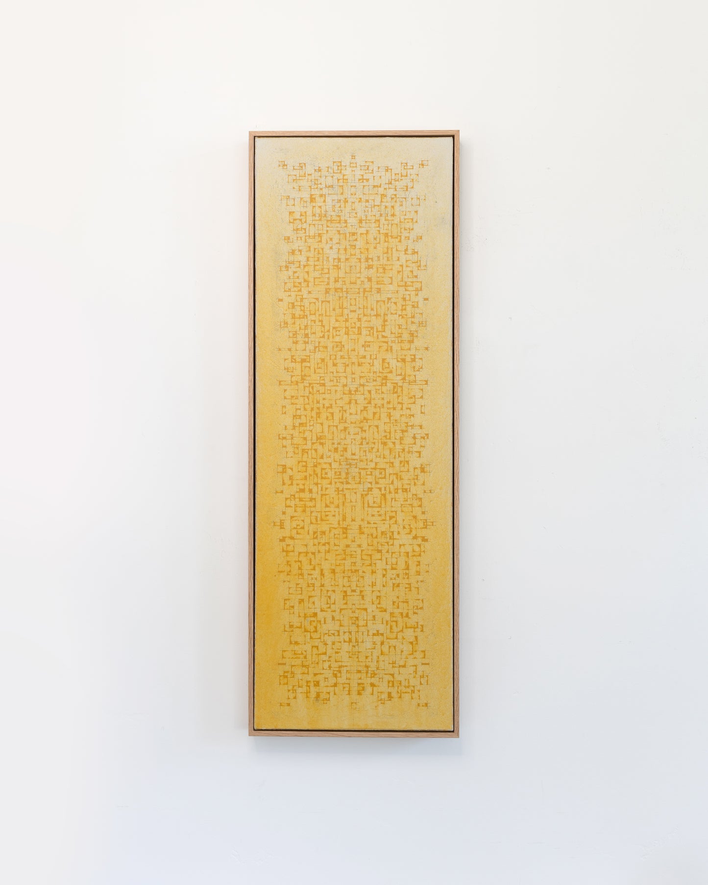 In Search of Gold - SC13 - Acrylic on Canvas - 12 x 36 x 1.5 inches / 13 x 37 x 2 inches framed