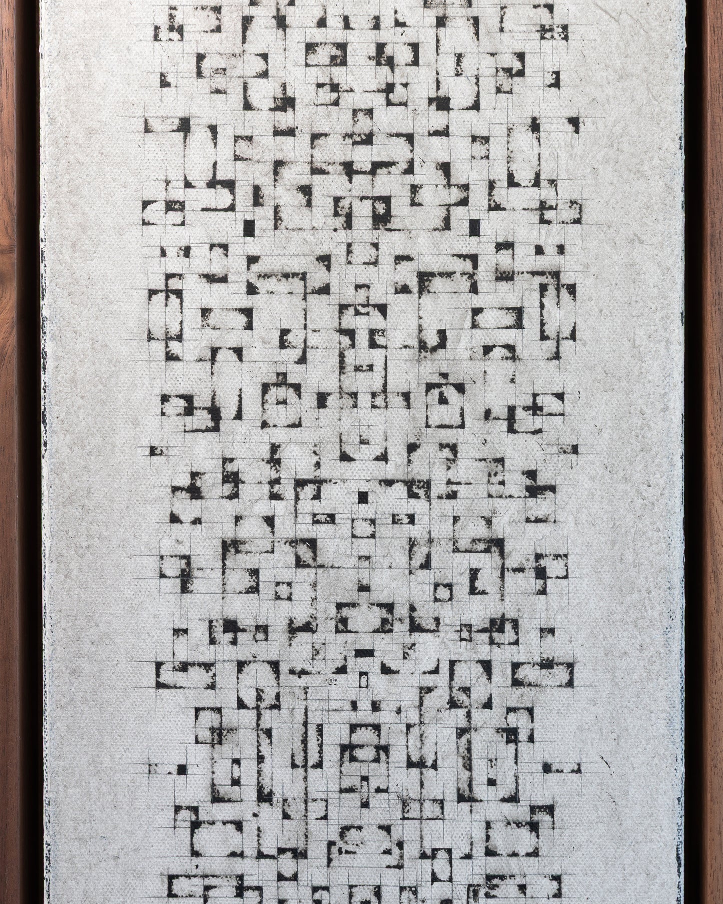Counting Seconds - SC16 - Acrylic on Canvas - 8 x 24 x 1.5 inches / 9 x 25 x 2 inches framed