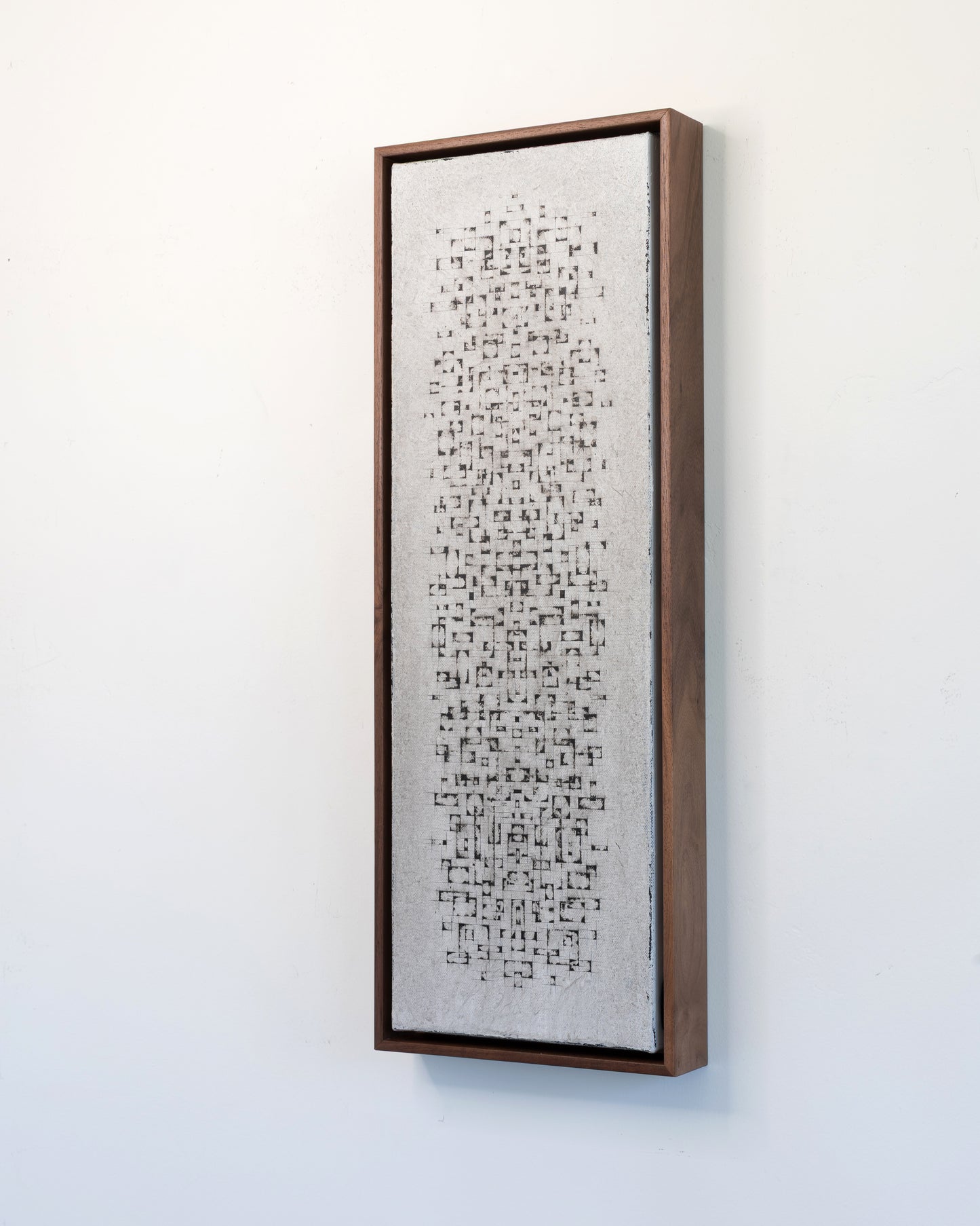 Counting Seconds - SC16 - Acrylic on Canvas - 8 x 24 x 1.5 inches / 9 x 25 x 2 inches framed