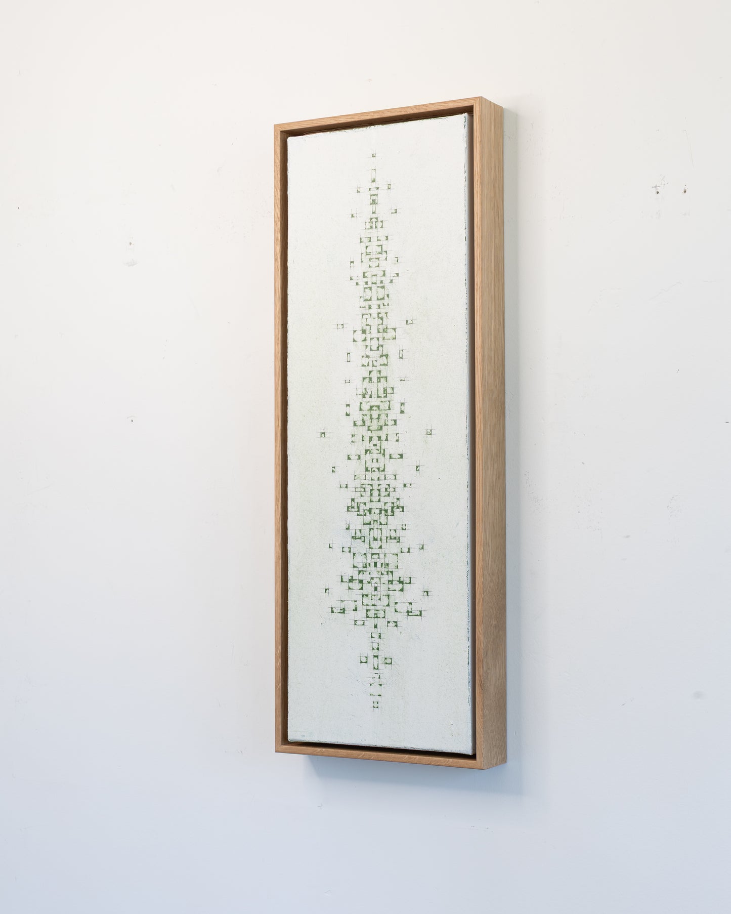 The Giver - SC15 - Acrylic on Canvas - 8 x 24 x 1.5 inches / 9 x 25 x 2 inches framed