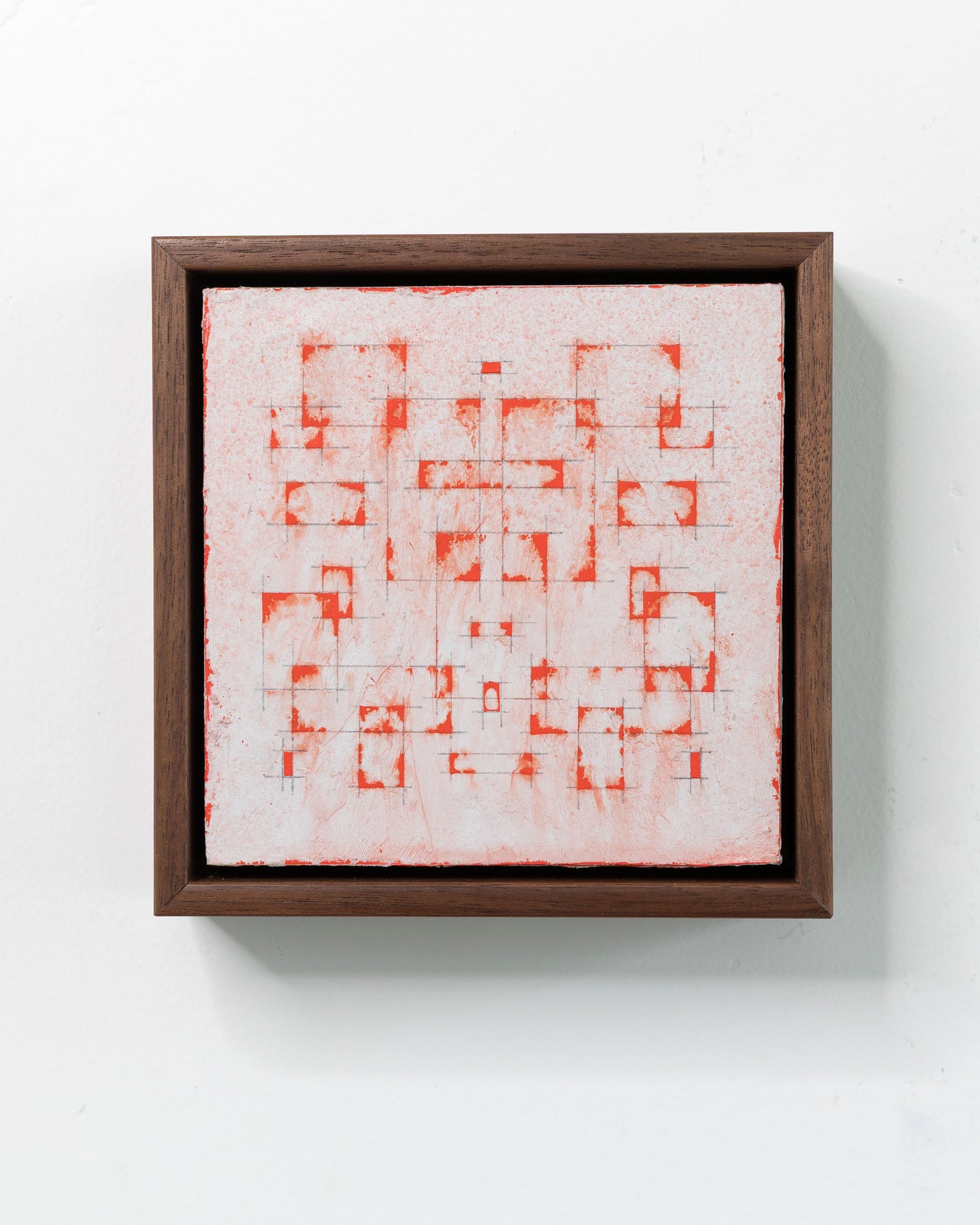Moments 05 - Acrylic on Panel - 5 x 5 x 1.5 inches / 6 x 6 x 2 inches framed