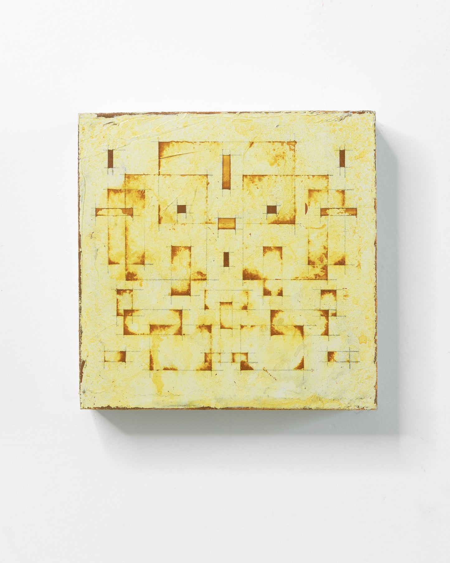 Moments 10 - Acrylic on Panel - 5 x 5 x 1.5 inches / 6 x 6 x 2 inches unframed