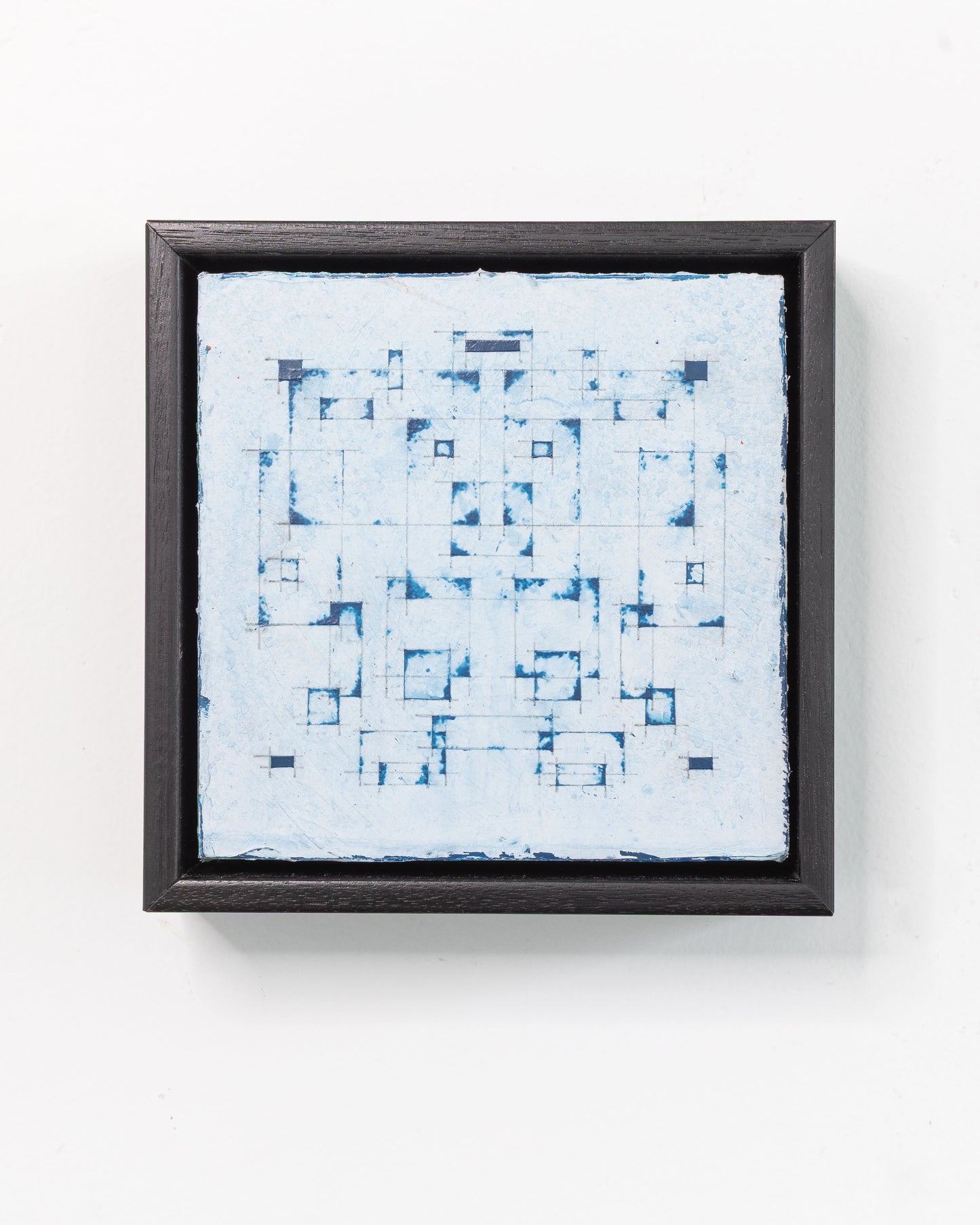 Moments 02 - Acrylic on Panel - 5 x 5 x 1.5 inches / 6 x 6 x 2 inches framed