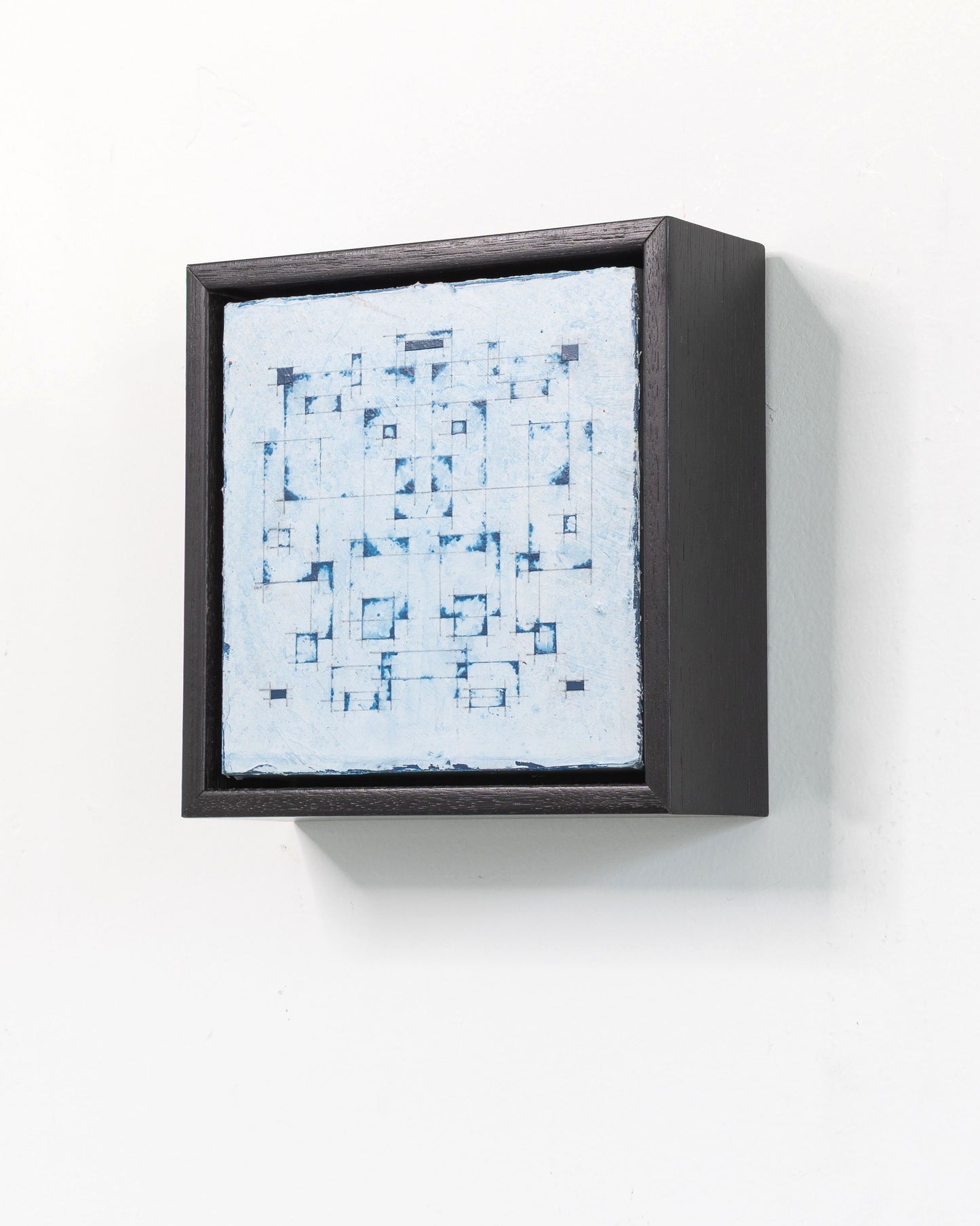 Moments 02 - Acrylic on Panel - 5 x 5 x 1.5 inches / 6 x 6 x 2 inches framed