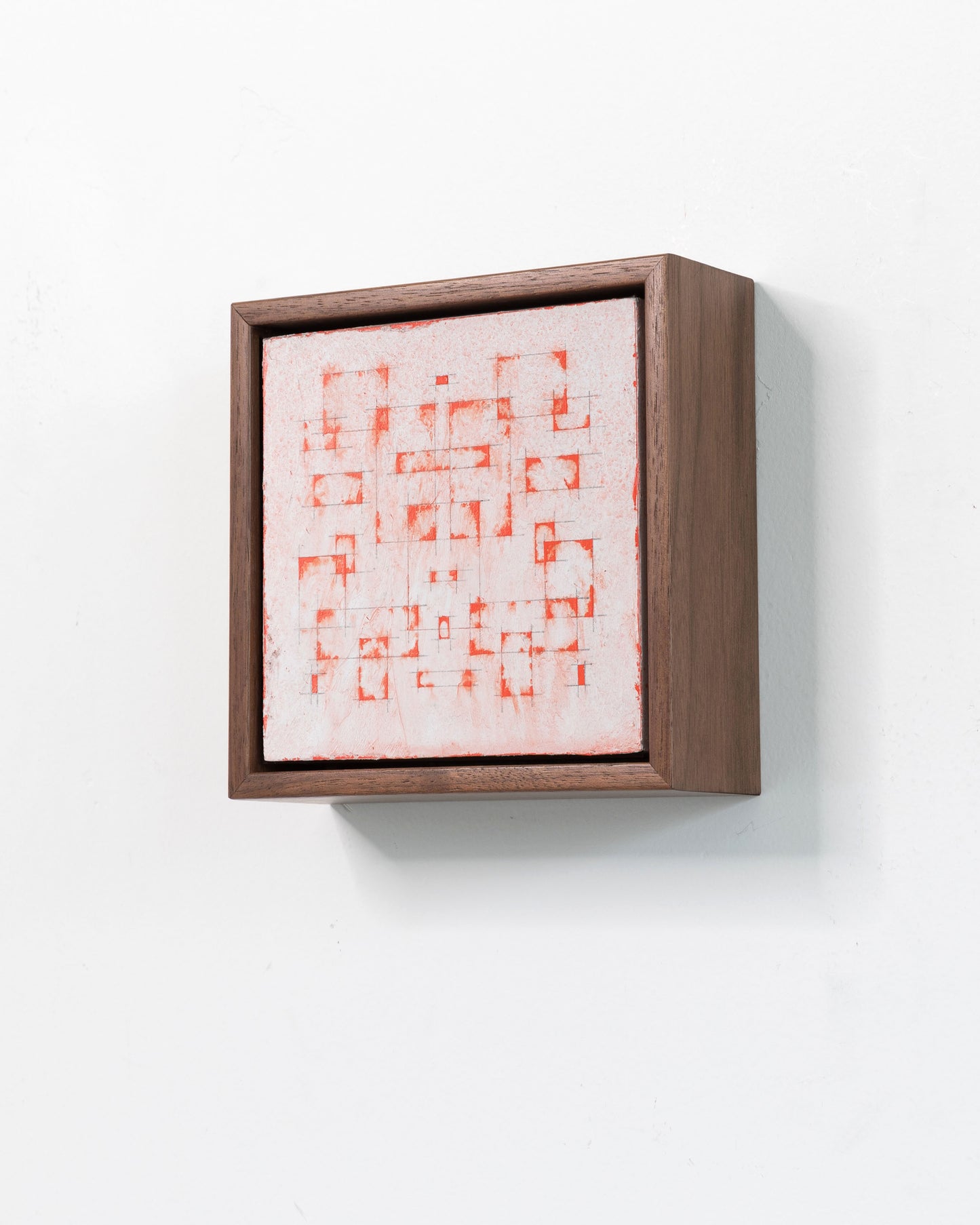 Moments 05 - Acrylic on Panel - 5 x 5 x 1.5 inches / 6 x 6 x 2 inches framed