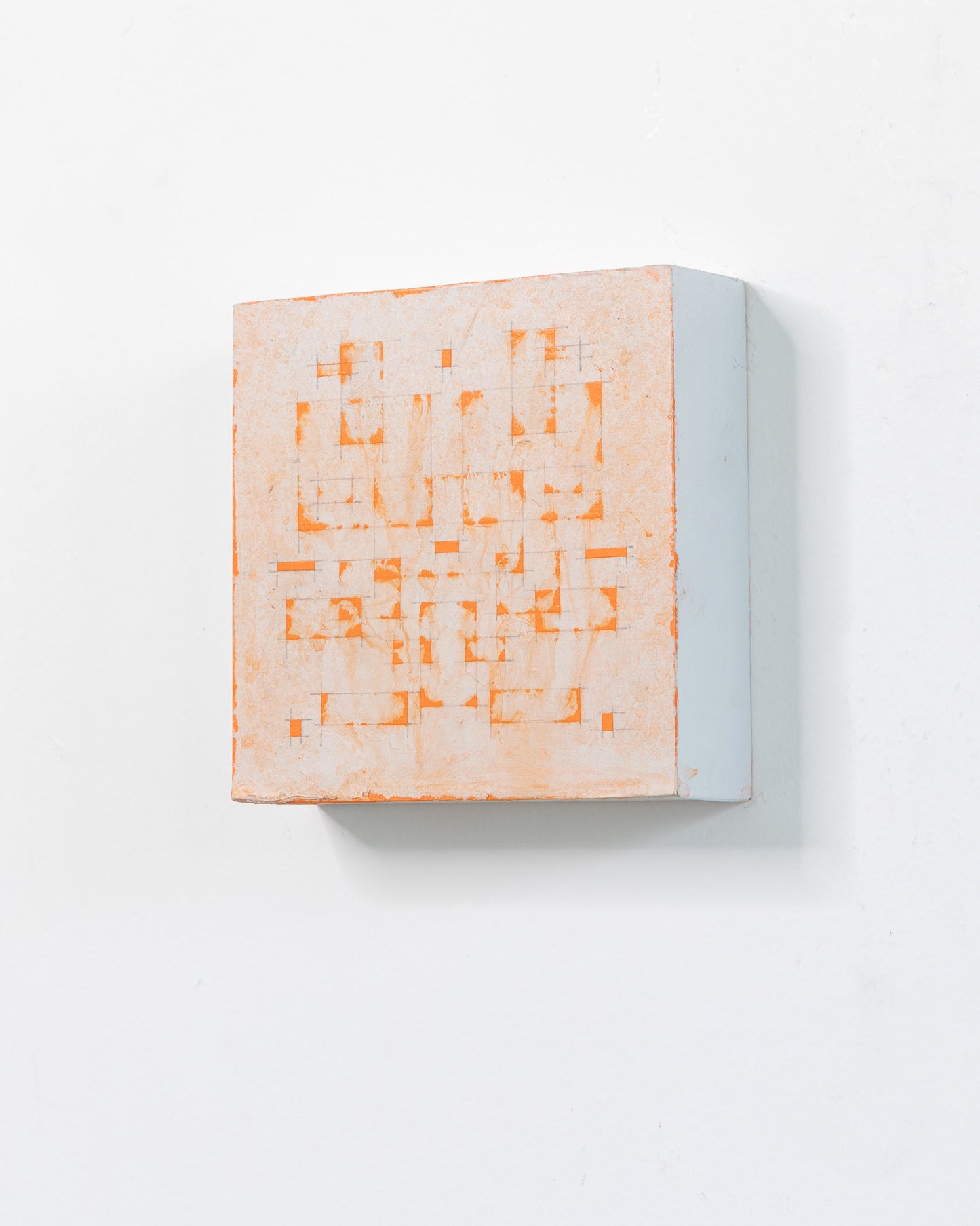 Moments 08 - Acrylic on Panel - 5 x 5 x 1.5 inches / 6 x 6 x 2 inches unframed
