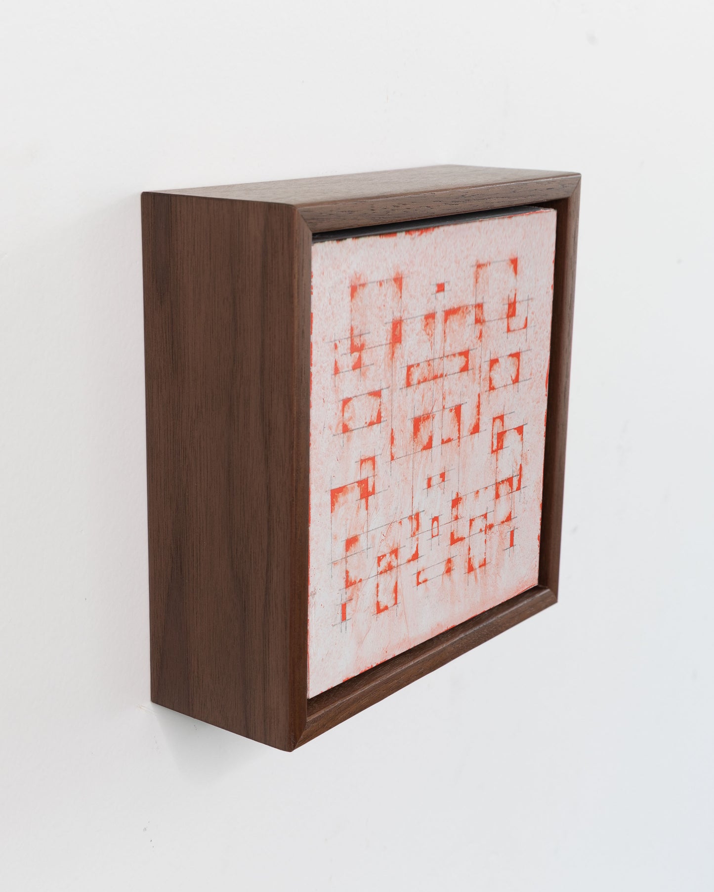 Moments 05 - Acrylic on Panel - 5 x 5 x 1.5 inches / 6 x 6 x 2 inches framed