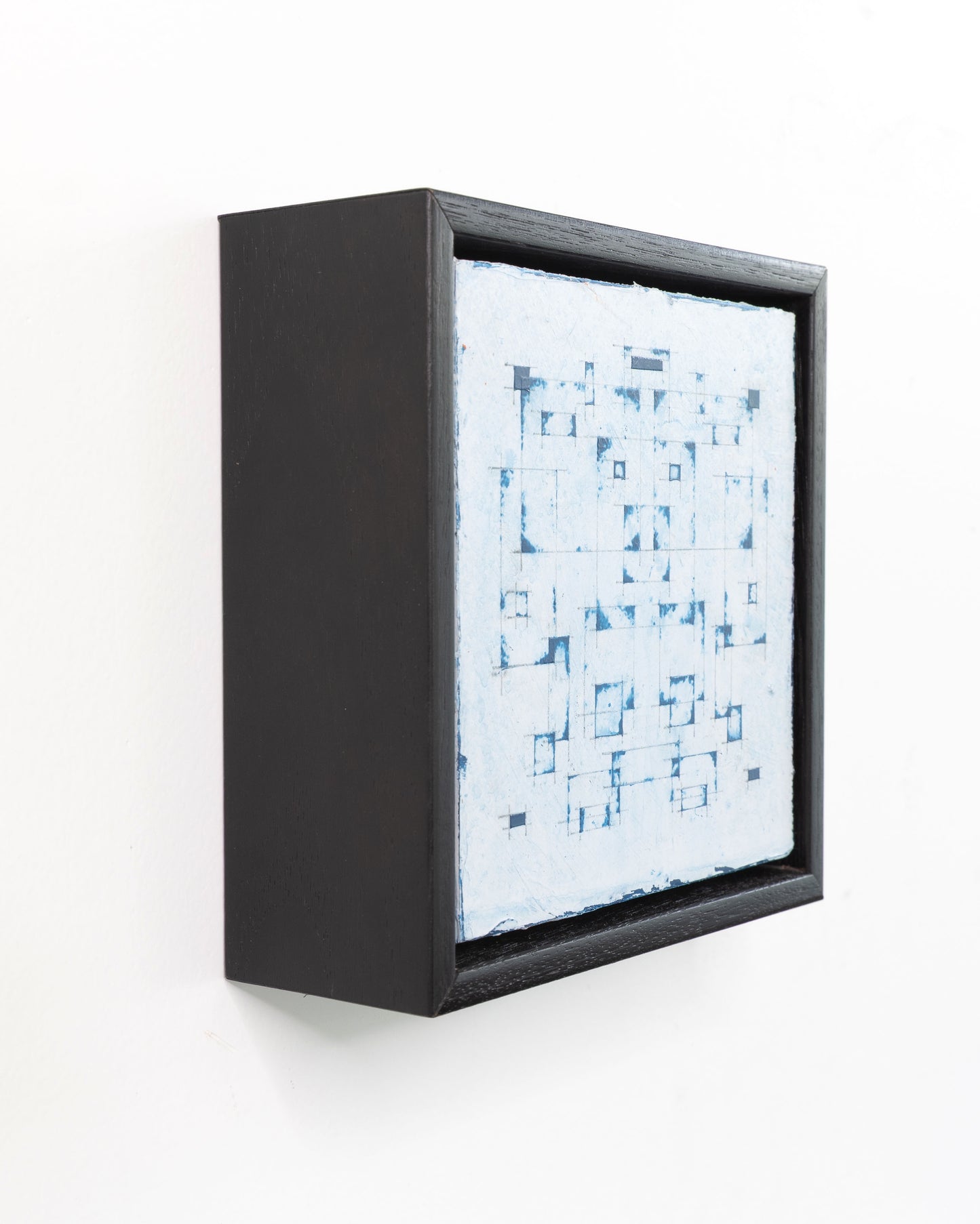 Moments 02 - Acrylic on Panel - 5 x 5 x 1.5 inches / 6 x 6 x 2 inches framed