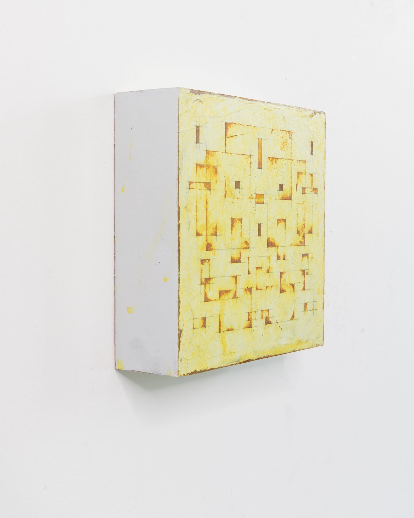 Moments 10 - Acrylic on Panel - 5 x 5 x 1.5 inches / 6 x 6 x 2 inches unframed