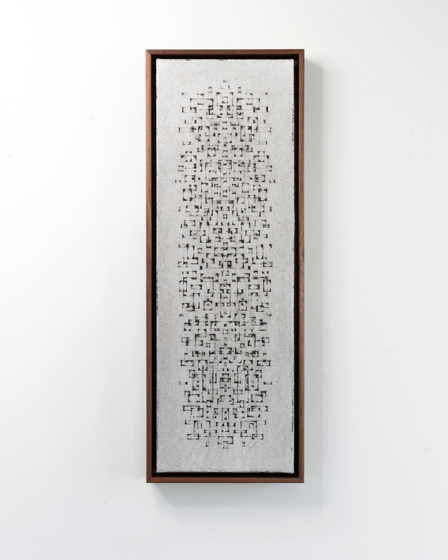 Counting Seconds - SC16 - Acrylic on Canvas - 8 x 24 x 1.5 inches / 9 x 25 x 2 inches framed