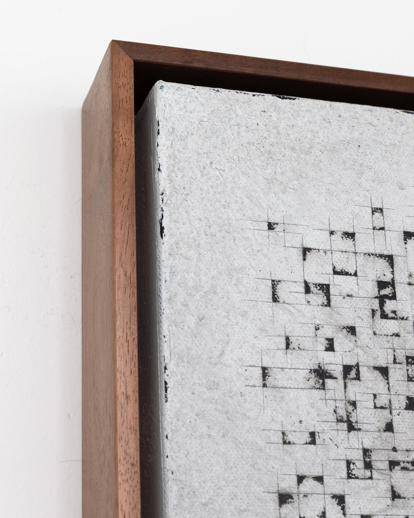 Counting Seconds - SC16 - Acrylic on Canvas - 8 x 24 x 1.5 inches / 9 x 25 x 2 inches framed