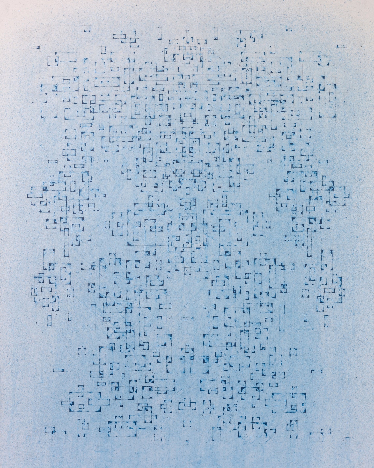 Blue Eyes - SC27 - Acrylic on Panel - 24 x 30 x 1.5 inches / 25 x 31 x 2 inches framed