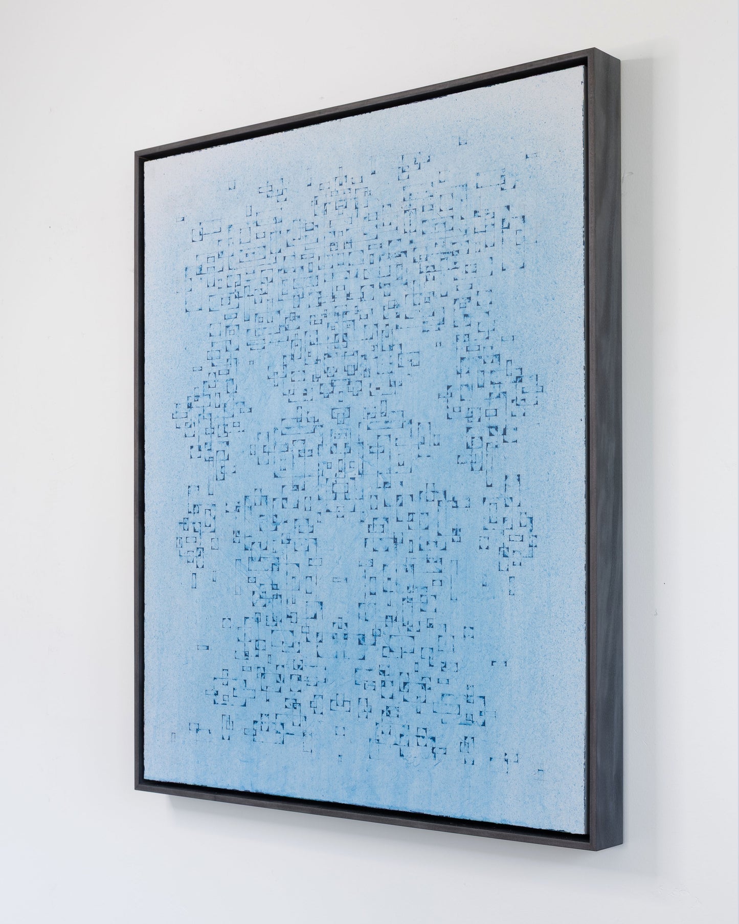 Blue Eyes - SC27 - Acrylic on Panel - 24 x 30 x 1.5 inches / 25 x 31 x 2 inches framed