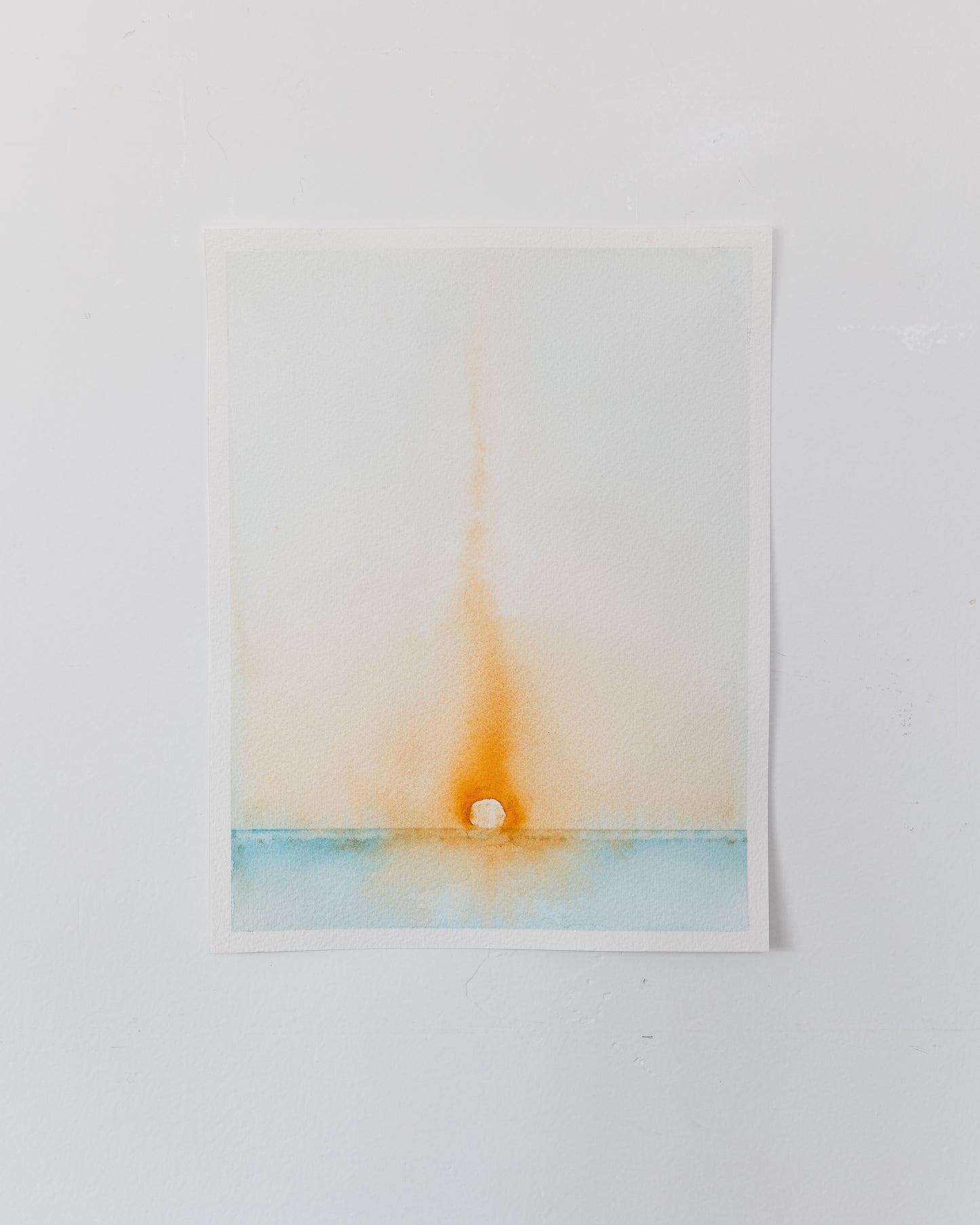 Rise & Fall 06 "Bonnie's Sunrise" - Original Watercolor Painting - 7 x 9 inches / 17.8 x 22.9 cm