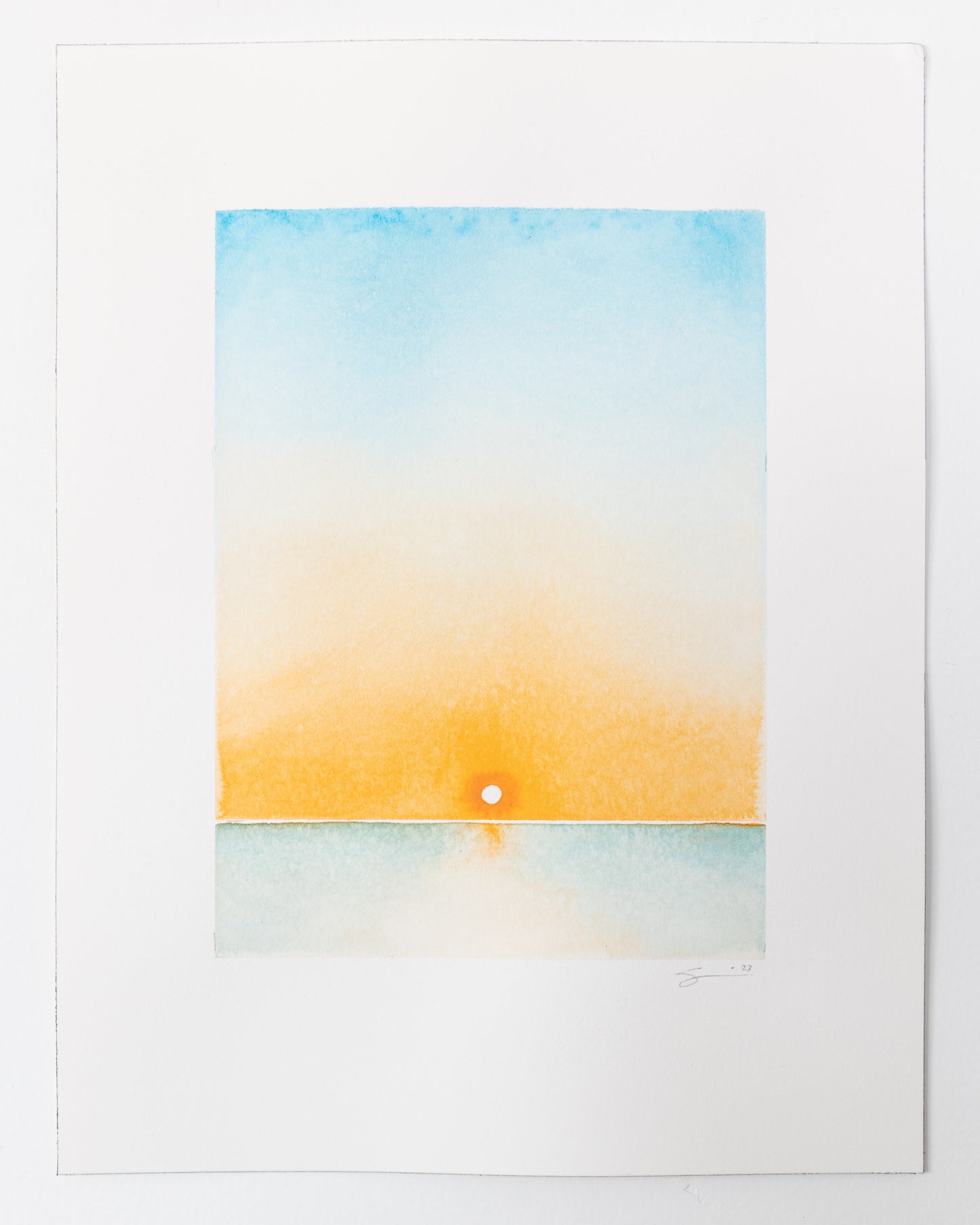 Rise & Fall 04 - Original Watercolor Painting - 8 x 10 inches / 20 x 26 cm