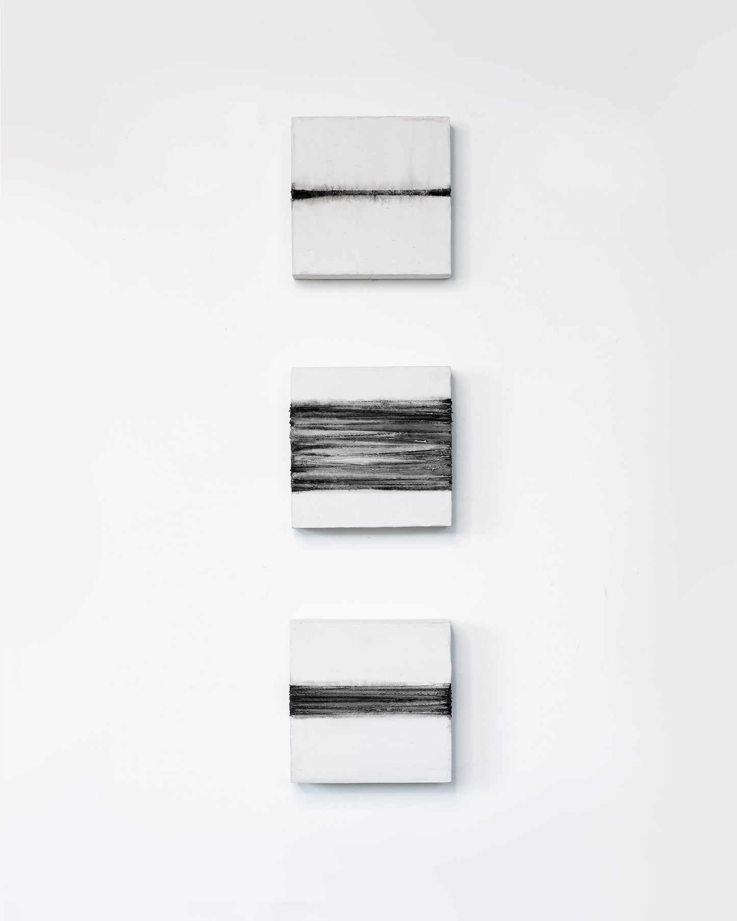 Boundless - Triptych - Acrylic and Mixed Media on wood block - 5.25 x 5.25 x 1.5 inches each piece