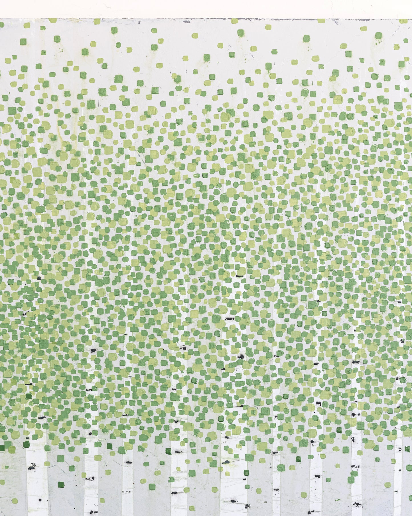Aspens 01 - Acrylic on Panel - 16 x 20 x 1.5 inches / 40.5 x 51 x 3.8 cm - Frame included