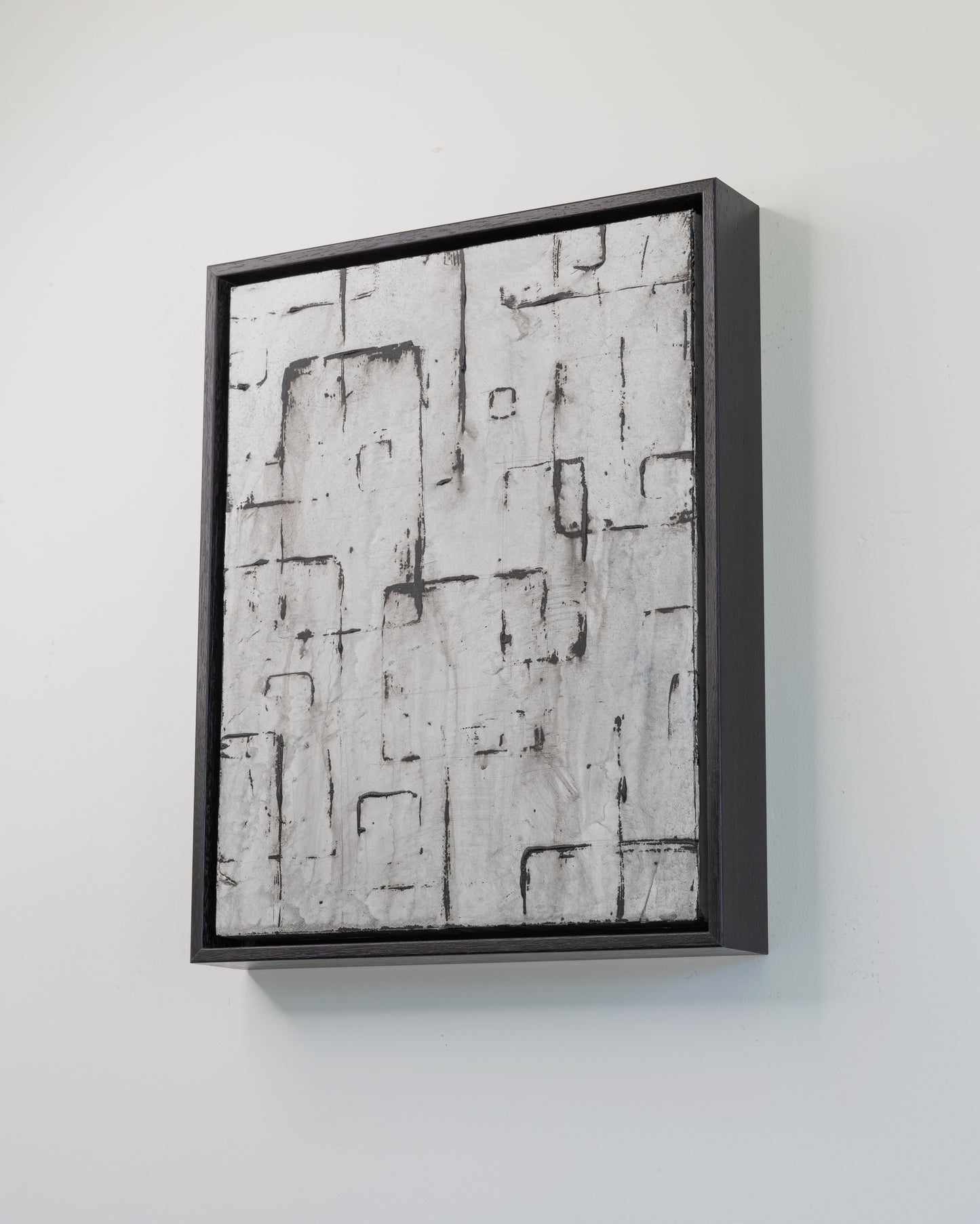 As Perimeters Vaporize - Acrylic on Panel - 11 x 14 x 1.5 inches / 12 x 15 x 2 inches framed