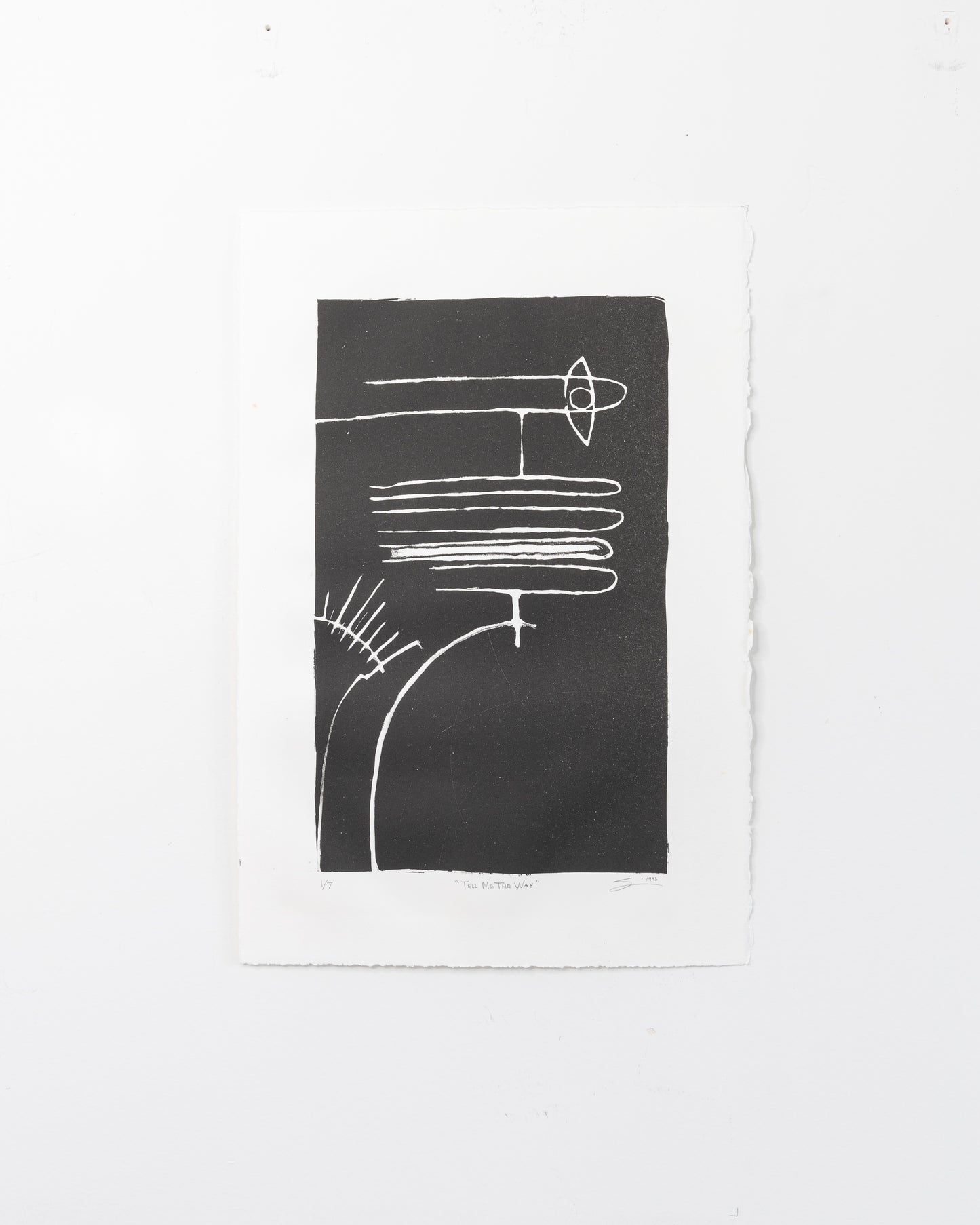 Tell Me - Limited Edition of 7 stone lithographs - 7.5 x 11 inches (image)