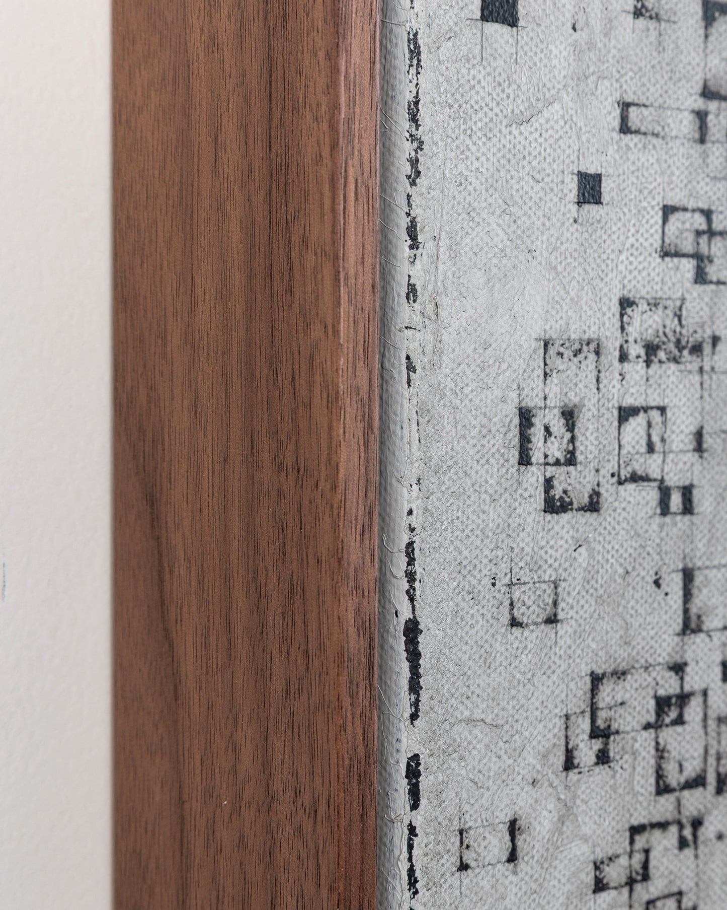 Figments of My Disintegration - SC06 - Acrylic on Canvas - 12 x 36 x 1.5 inches / 13 x 37 x 2 inches framed