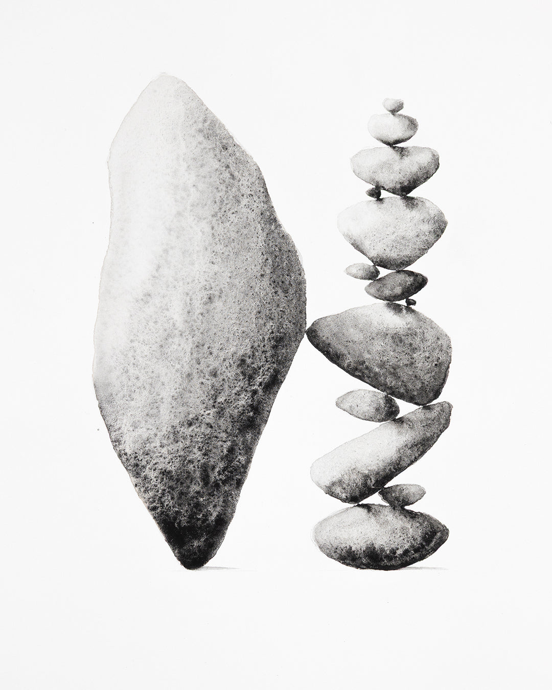 Solidarity - ST2505 - Original Watercolor Painting - 9 x 12 inches