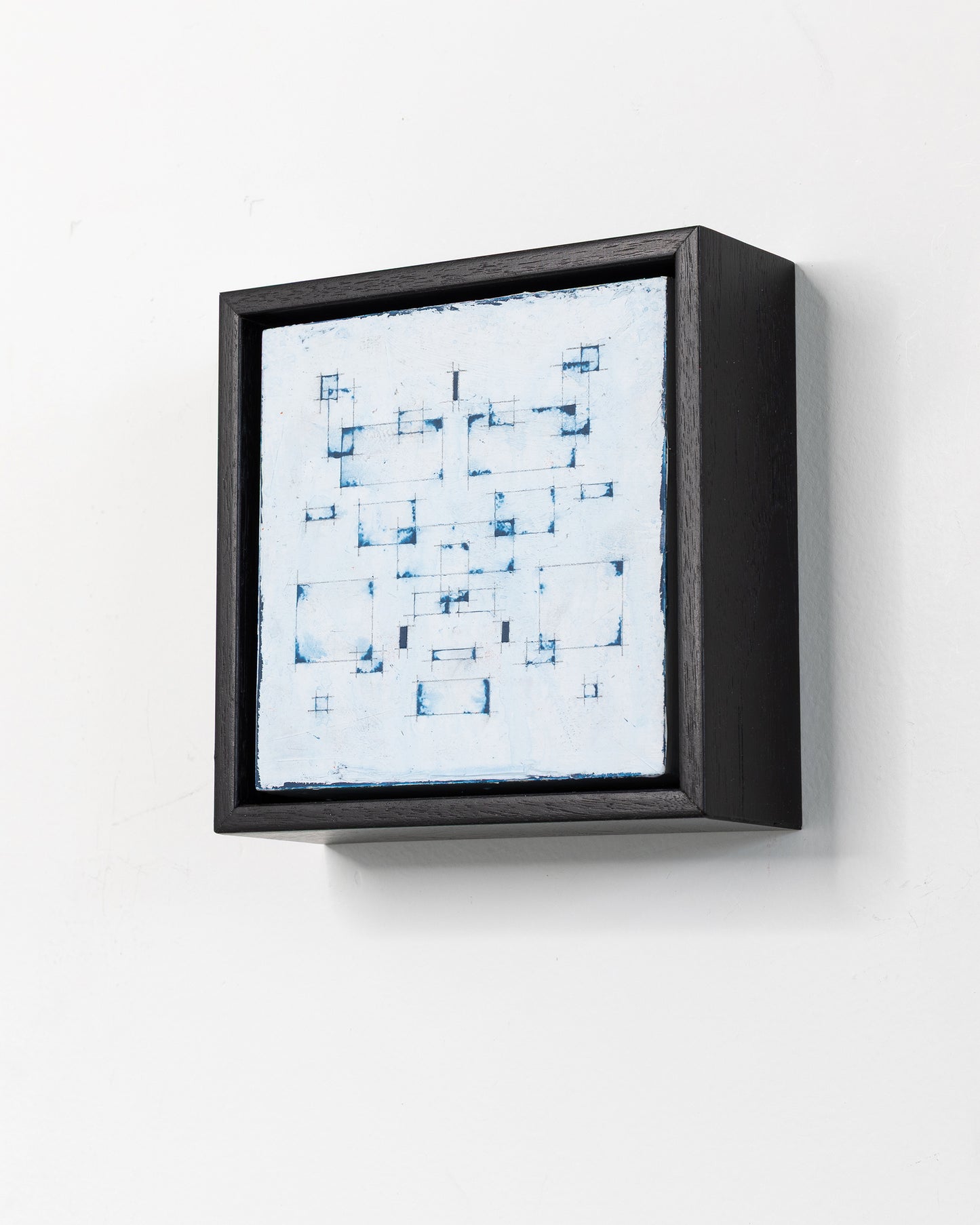 Moments 21 - Acrylic on Panel - 5 x 5 x 1.5 inches / 6 x 6 x 2 inches framed