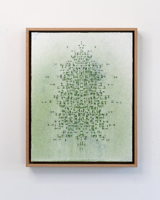 Thin Air - SC10 - Acrylic on Panel - 11 x 14 x 1.5 inches / 12 x 15 x 2 inches framed