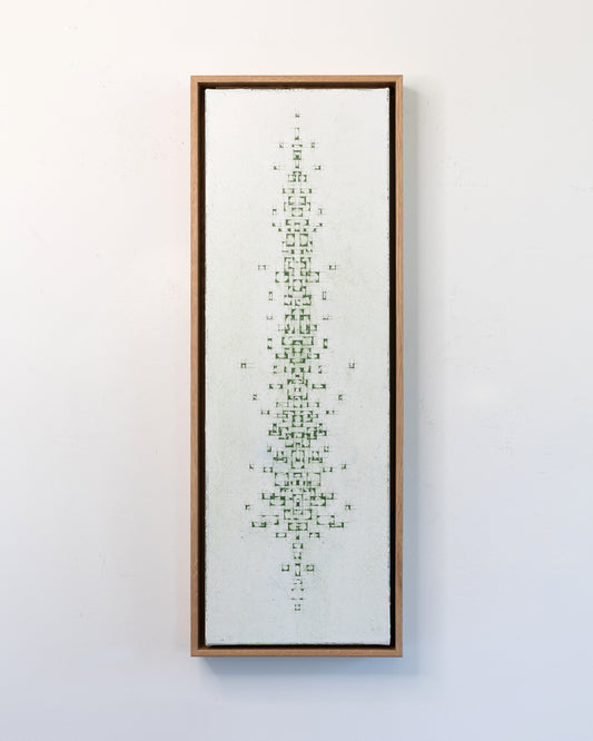 The Giver - SC15 - Acrylic on Canvas - 8 x 24 x 1.5 inches / 9 x 25 x 2 inches framed
