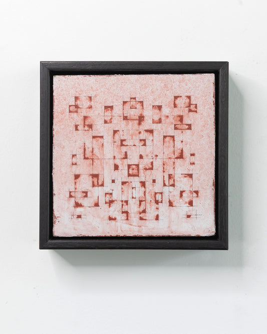 Moments 06 - Acrylic on Panel - 5 x 5 x 1.5 inches / 6 x 6 x 2 inches framed