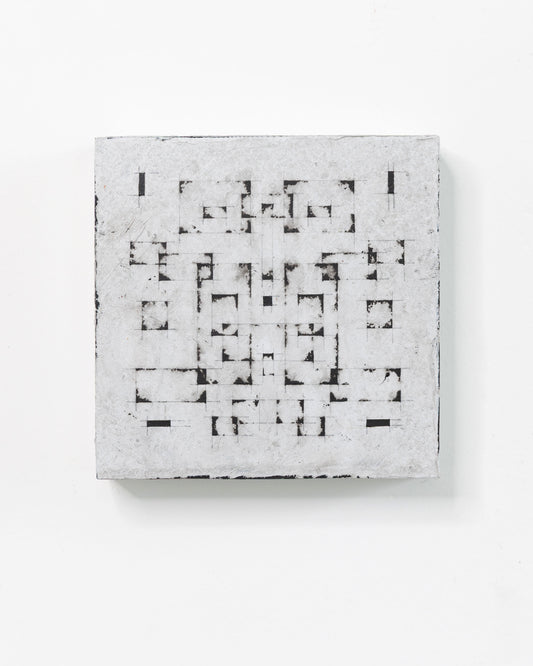 Moments 11 - Acrylic on Panel - 5 x 5 x 1.5 inches / 6 x 6 x 2 inches unframed