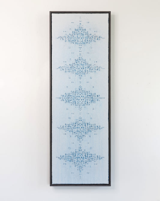 Senses - SC25 - Acrylic on Canvas - 12 x 36 x 1.5 inches / 13 x 37 x 2 inches framed