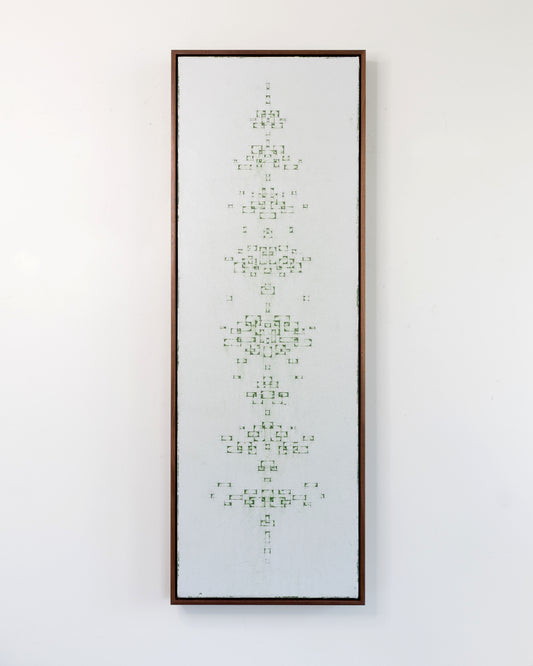 Sentinel - SC22 - Acrylic on Canvas - 12 x 36 x 1.5 inches / 13 x 37 x 2 inches framed
