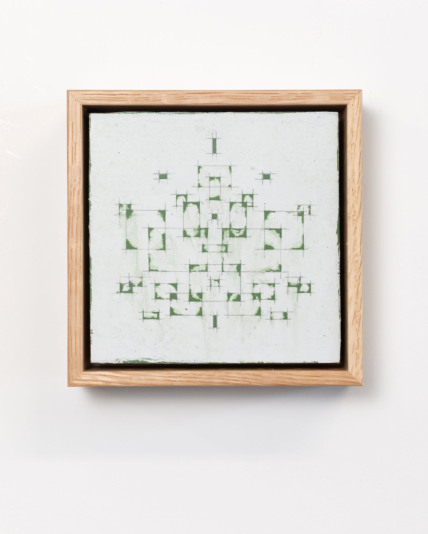 Falling - Acrylic on Panel - 12 paintings - Each 6x6x2 inches framed