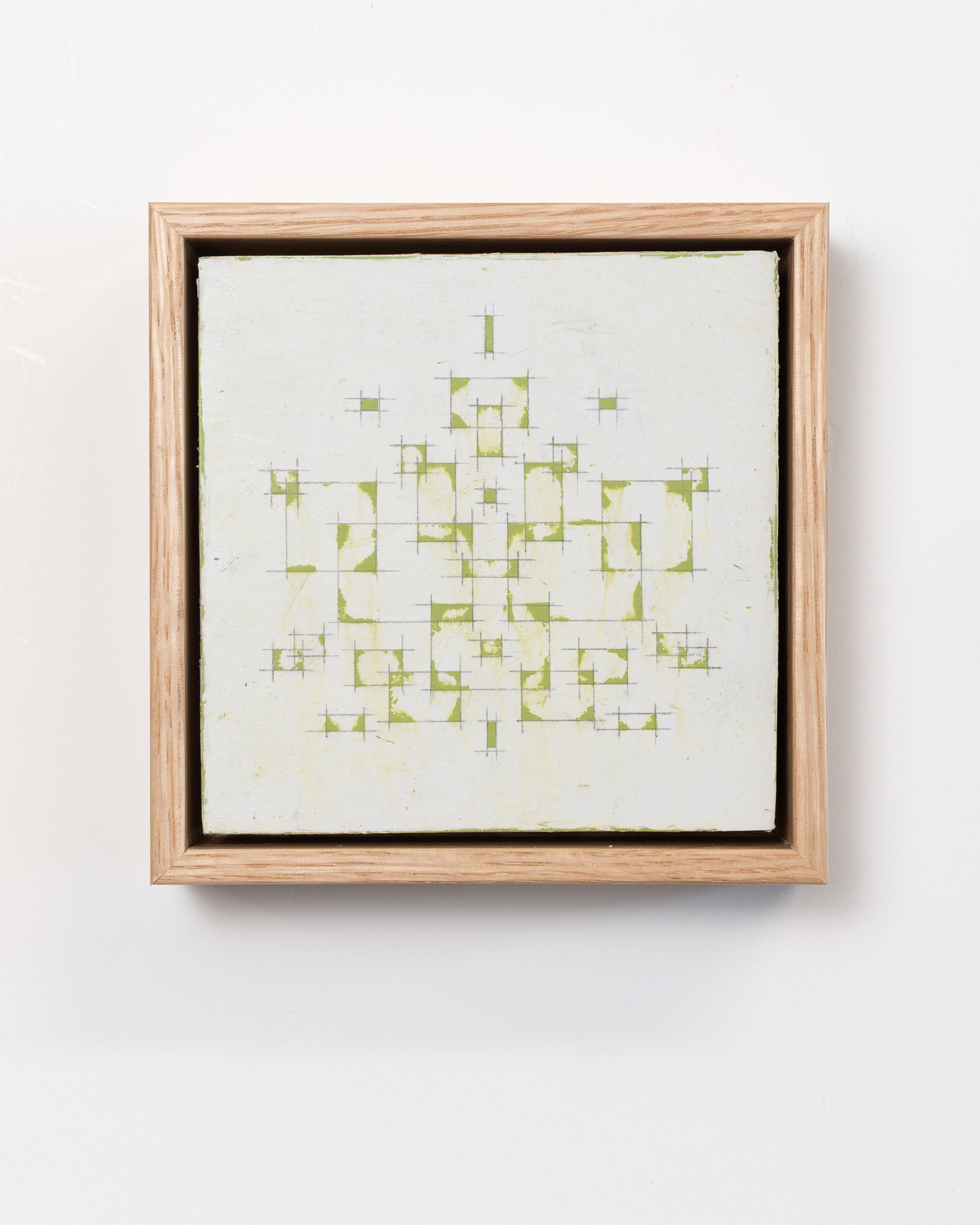 Falling - Acrylic on Panel - 12 paintings - Each 6x6x2 inches framed