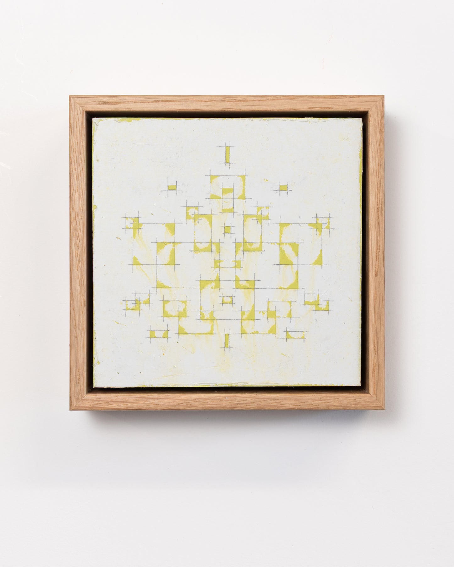 Falling - Acrylic on Panel - 12 paintings - Each 6x6x2 inches framed