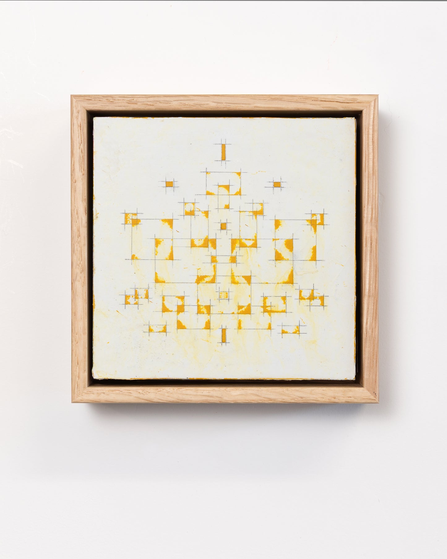 Falling - Acrylic on Panel - 12 paintings - Each 6x6x2 inches framed