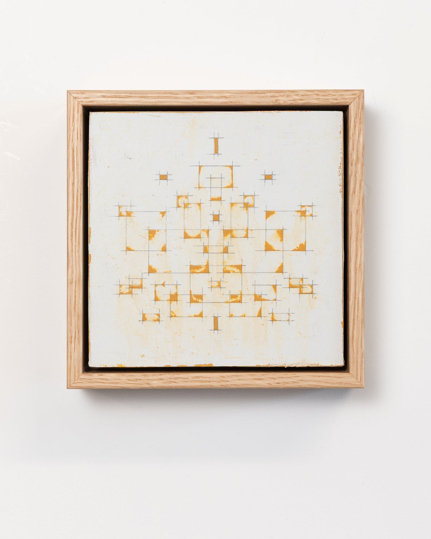 Falling - Acrylic on Panel - 12 paintings - Each 6x6x2 inches framed