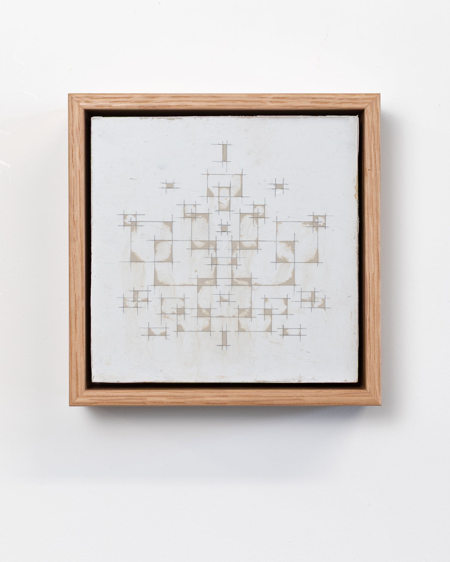 Falling - Acrylic on Panel - 12 paintings - Each 6x6x2 inches framed