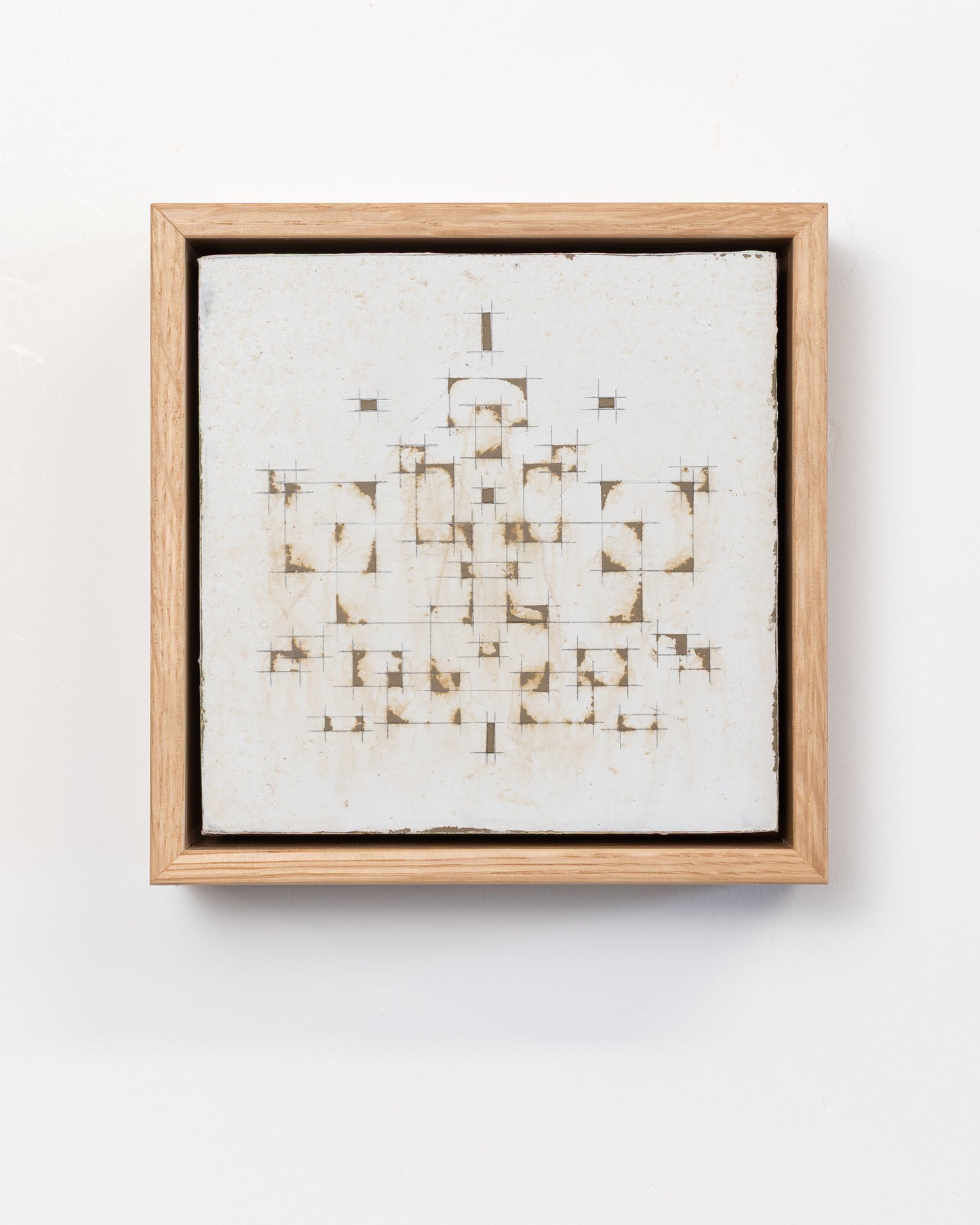 Falling - Acrylic on Panel - 12 paintings - Each 6x6x2 inches framed