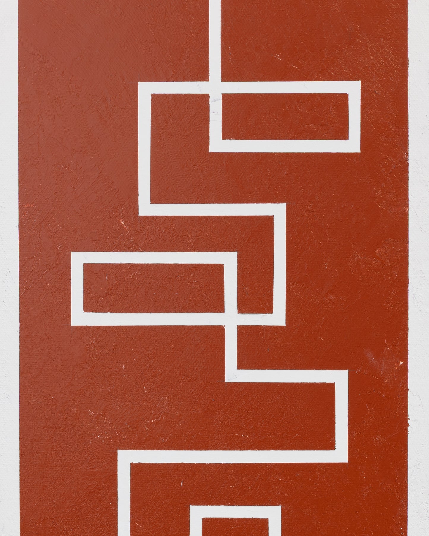 Intractable 02 - Acrylic on Canvas - 8 x 24 x 1.5 inches / 9 x 25 x 2 inches framed