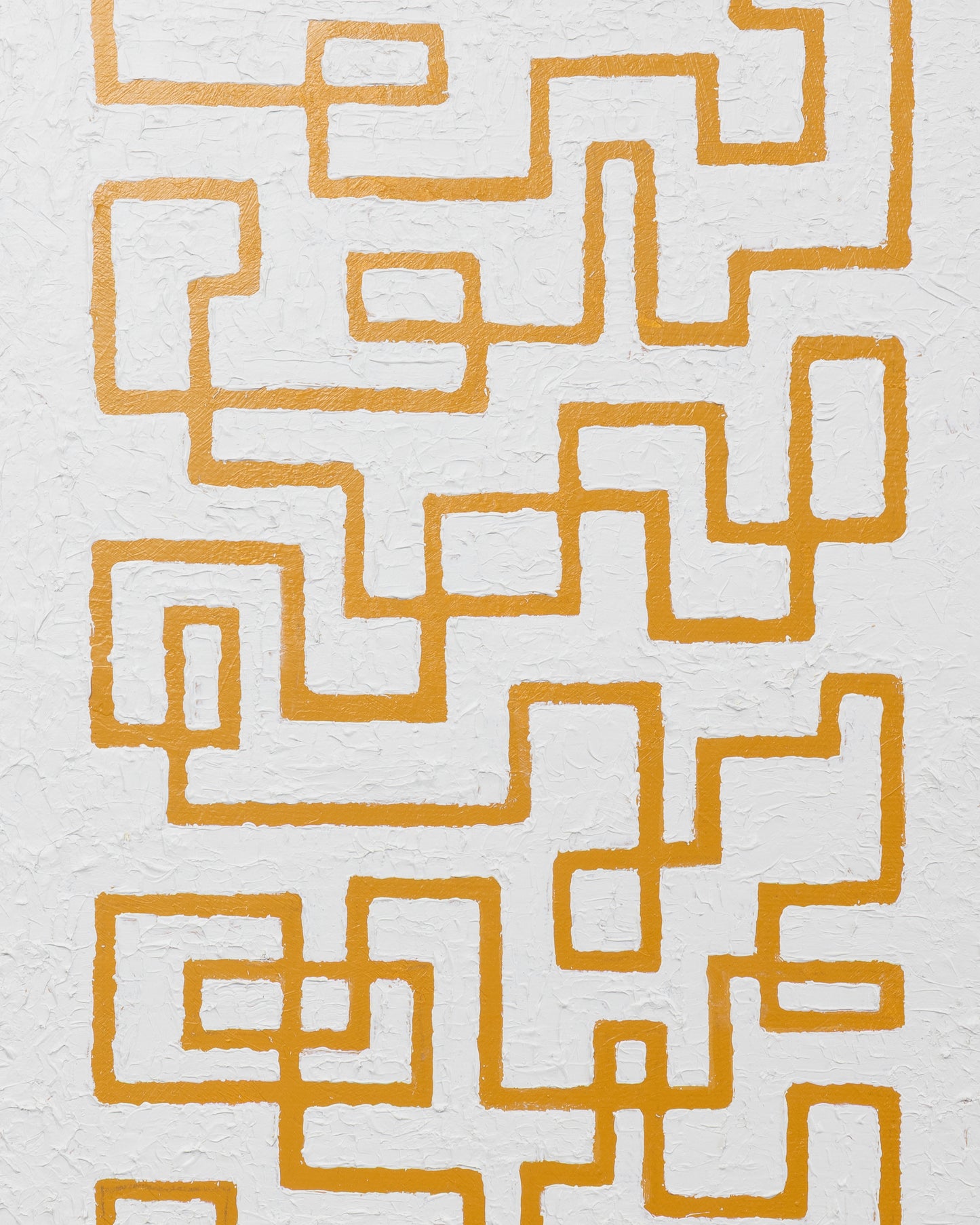 Intractable 03 - Acrylic on Canvas - 8 x 24 x 1.5 inches / 9 x 25 x 2 inches framed