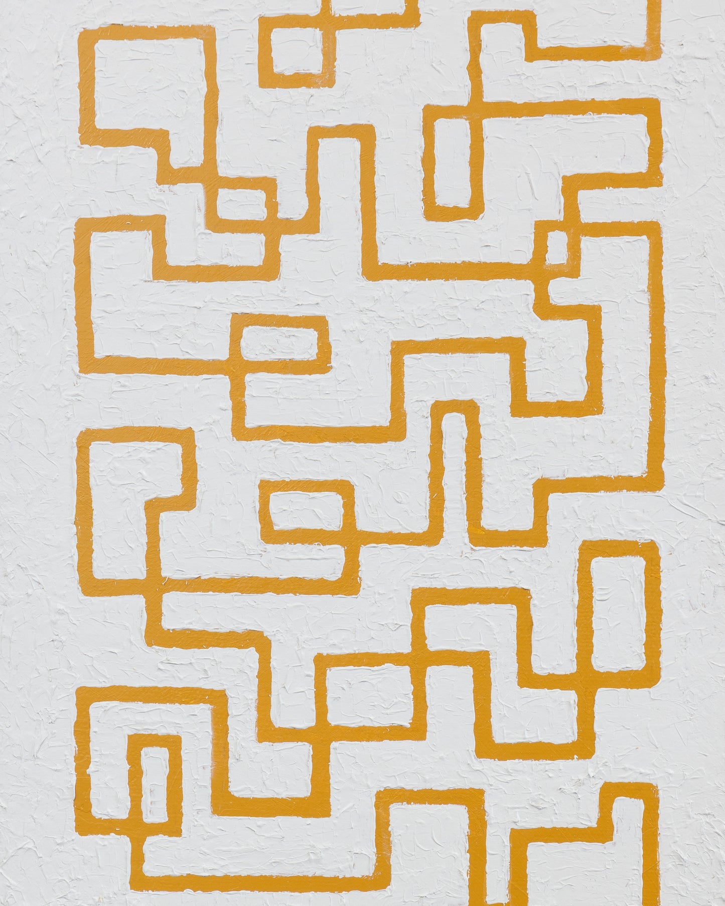 Intractable 03 - Acrylic on Canvas - 8 x 24 x 1.5 inches / 9 x 25 x 2 inches framed